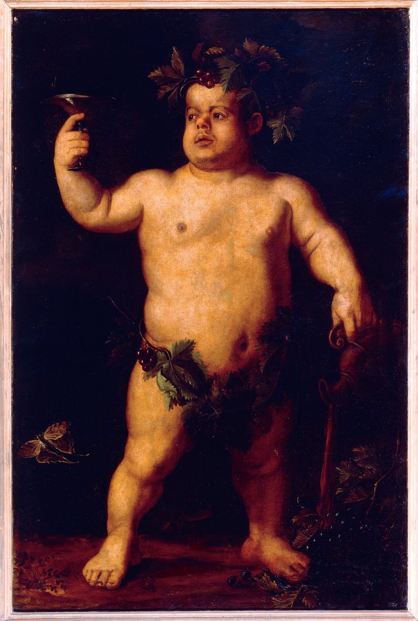 Portrett av dvergen Morgante som Bacchus (olje på lerret) av Agnolo Bronzino