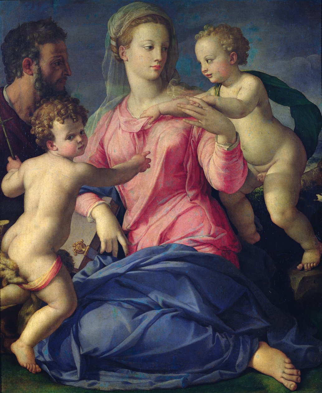 Den hellige familie av Agnolo Bronzino
