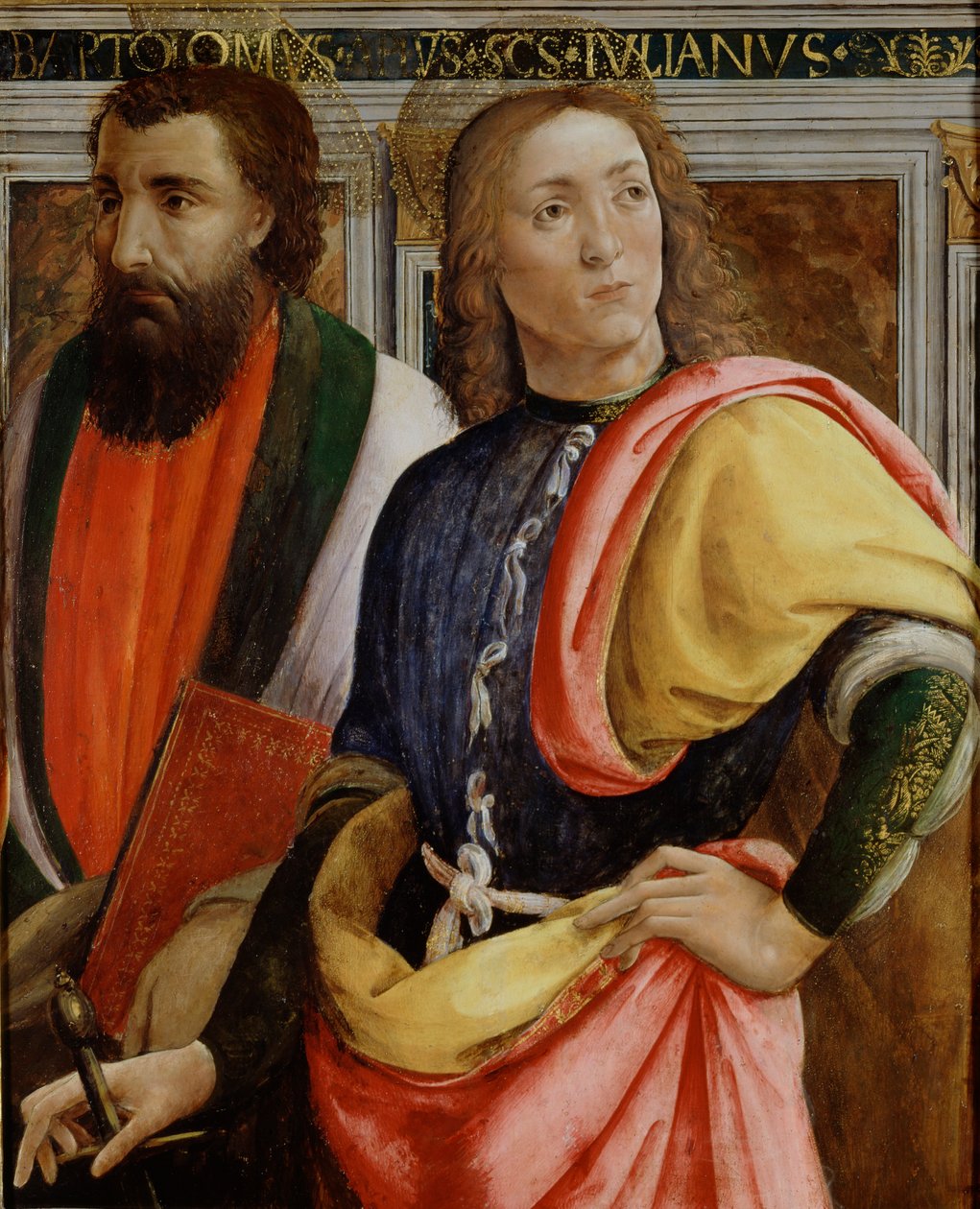 Sts Bartholomew og Julian the Hospitaler, slutten av 1400-tallet av Agnolo di Domenico
