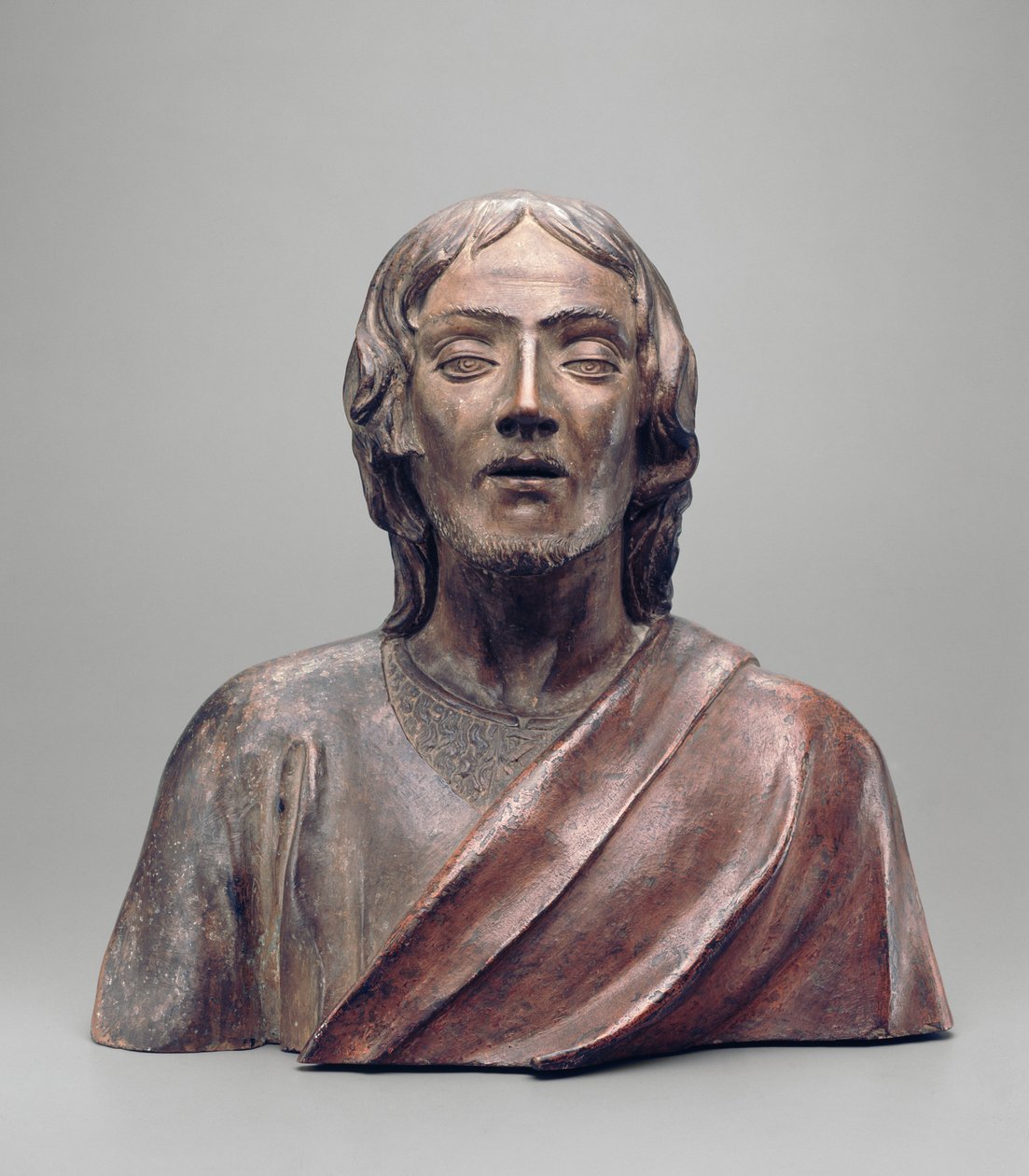 Døperen Johannes, ca. 1490-1500 (terrakotta med polykrom dekor) av Agnolo di Polo