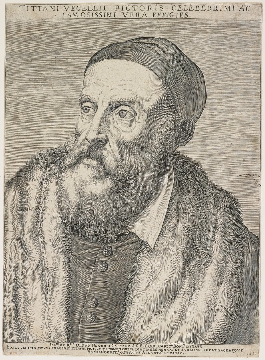Titian, 1587 av Agostino Carracci