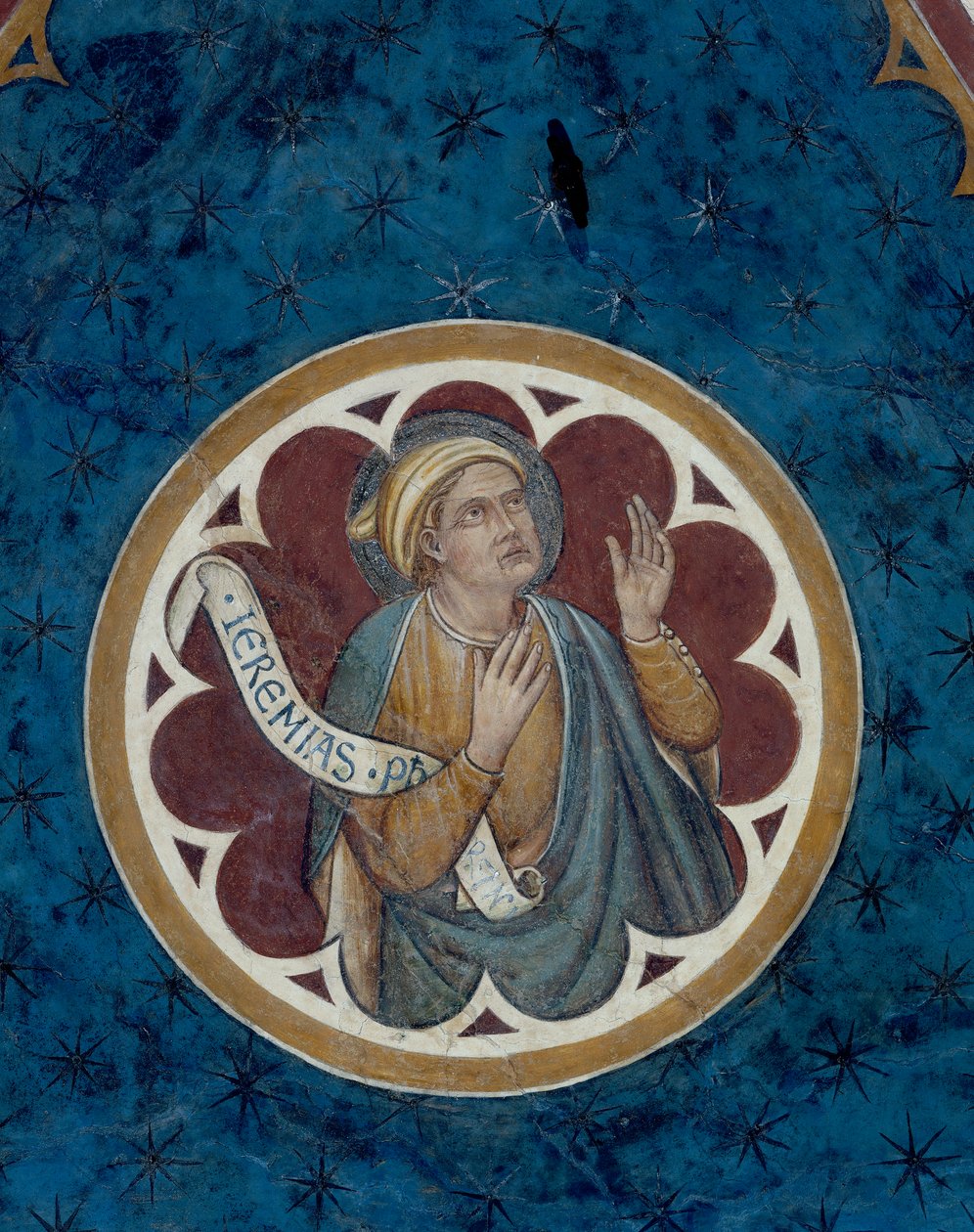 Profeten Jeremia, detalj av Agostino di Marsiglio