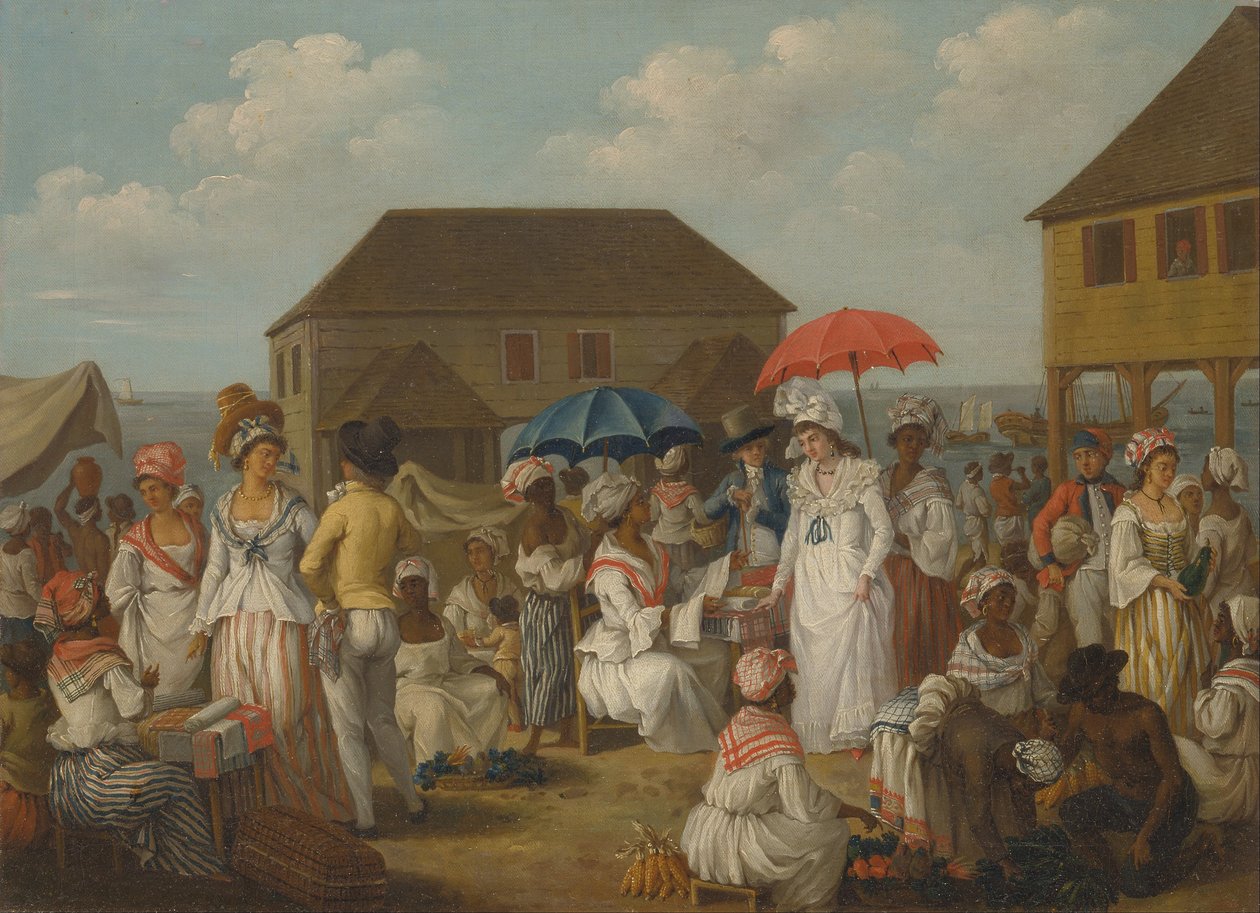 Linmarked, Dominica av Agostino Brunias