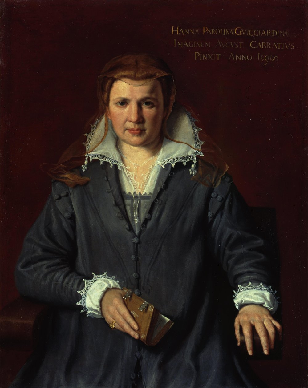 Anna Parolini Guicciardini av Agostino Carracci