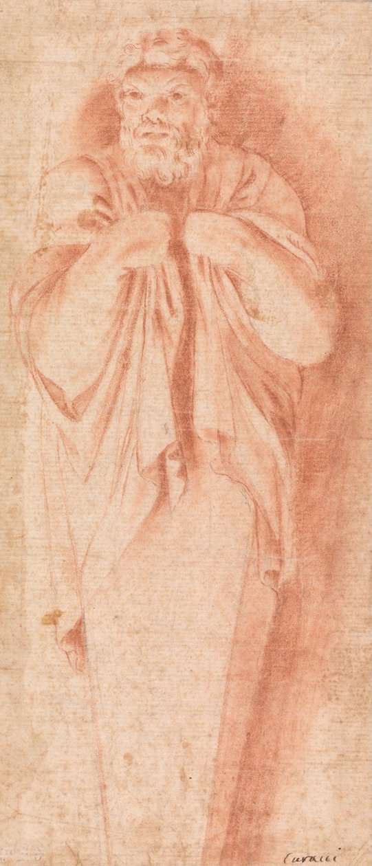 Antike Herme av Agostino Carracci