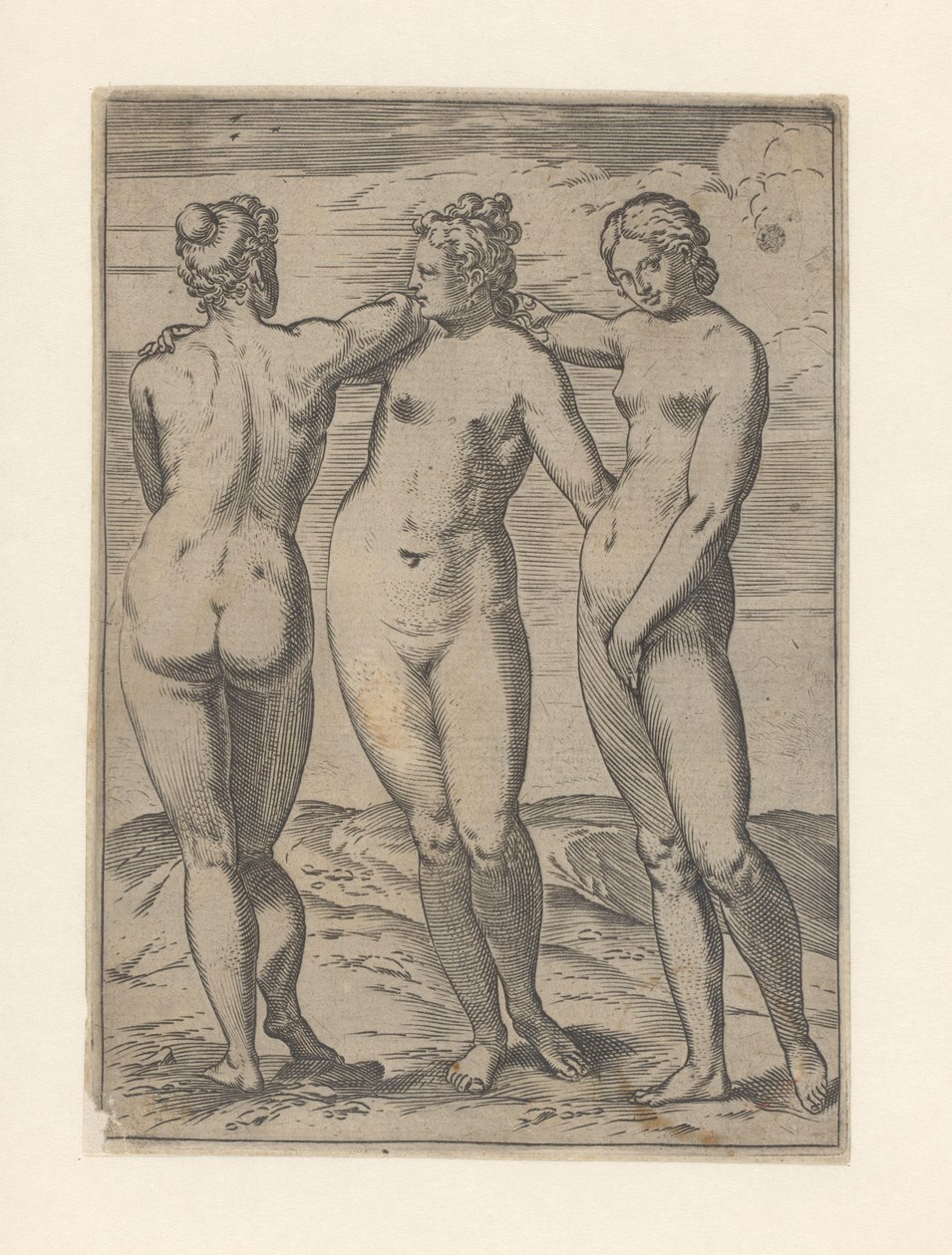 De tre nåder Lascivie (serietittel) av Agostino Carracci