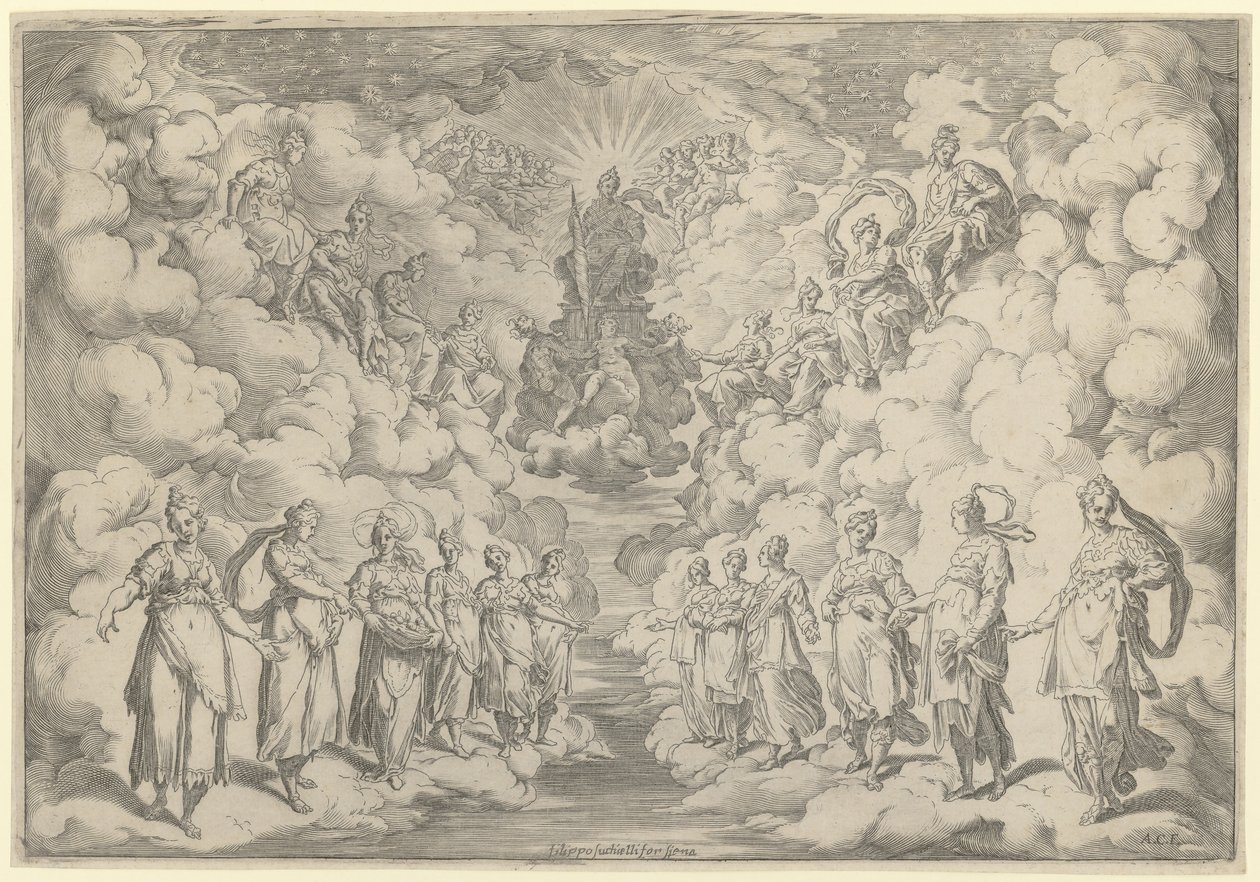 Sfærenes harmoni av Agostino Carracci
