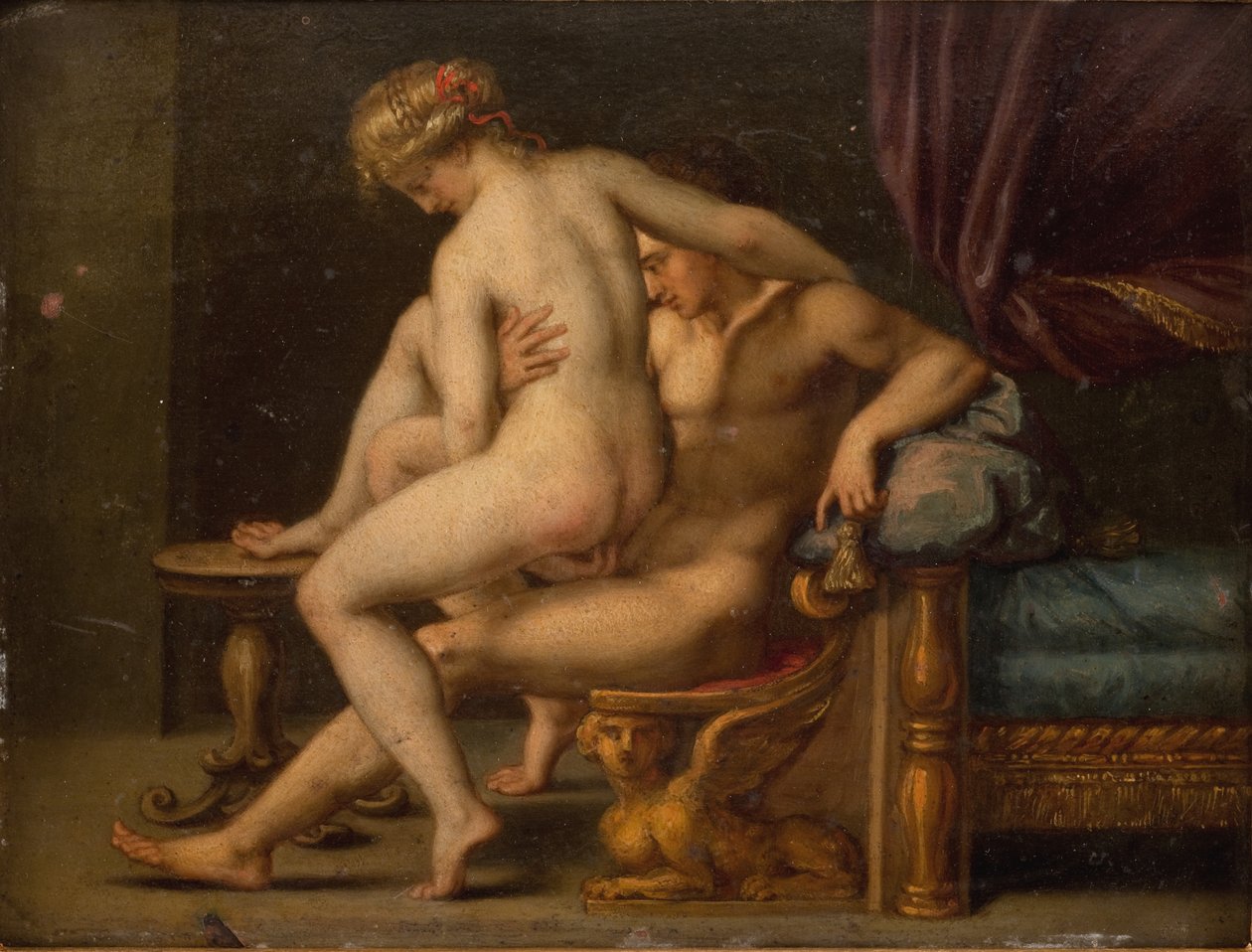 Nuditet med mand og kvinde   1271625   no       norwegian Successfully Translated  Original: Courtesans of Otawaraya, from the book "Mirror of Beautiful Women of the Pleasure Quarters (Seiro bijin awase sugata kagami)," vol. 2 Translat: Courtesans of Otawa av Agostino Carracci