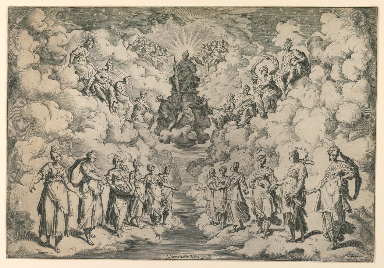 Sfærenes harmoni av Agostino Carracci
