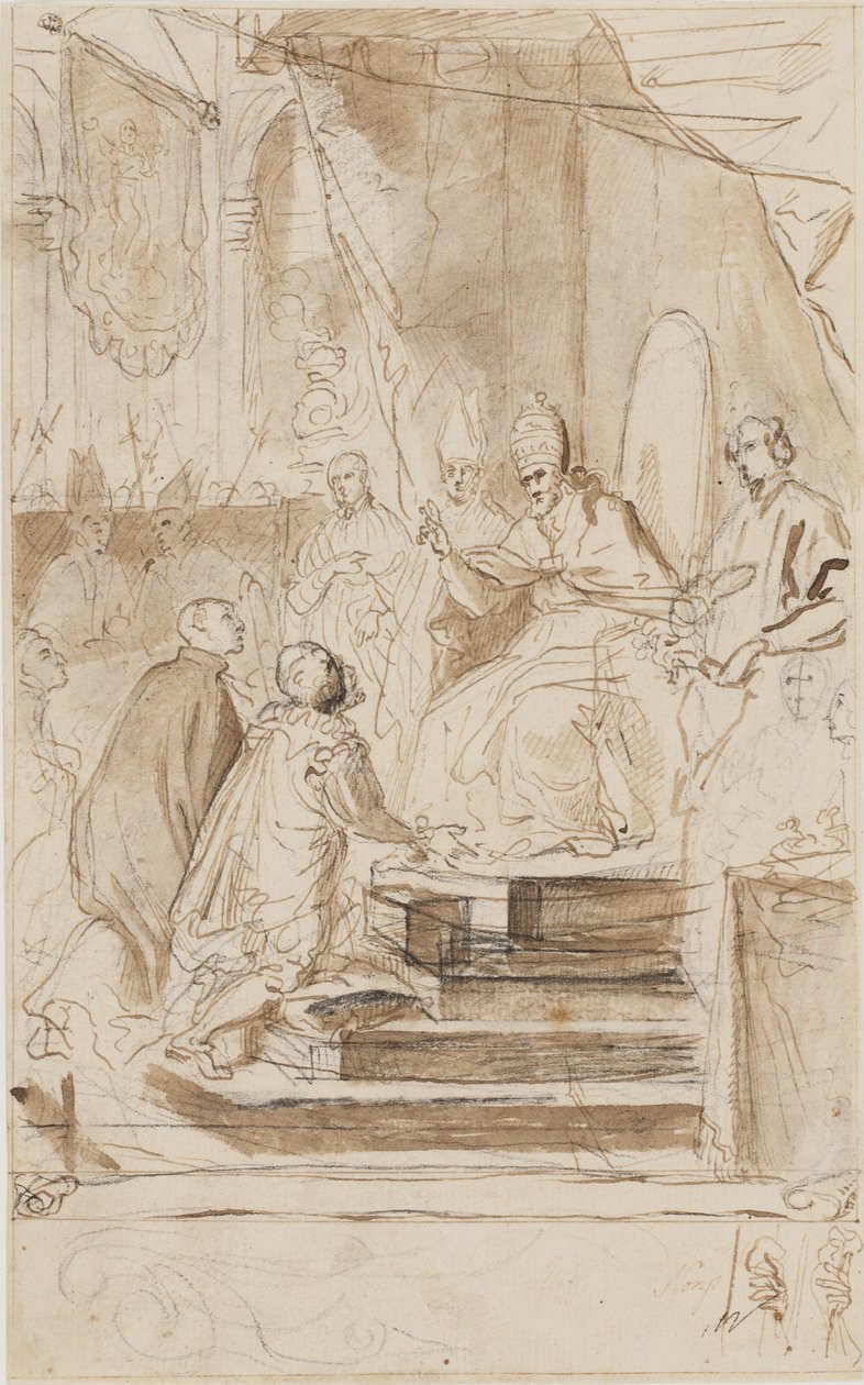 Kanoniseringen av St Ignatius av Loyola av Agostino Masucci