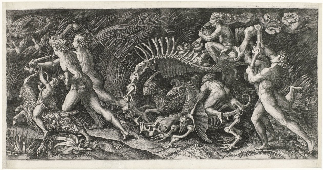 Skrotten Het karkas Lo stregozzo av Agostino Veneziano