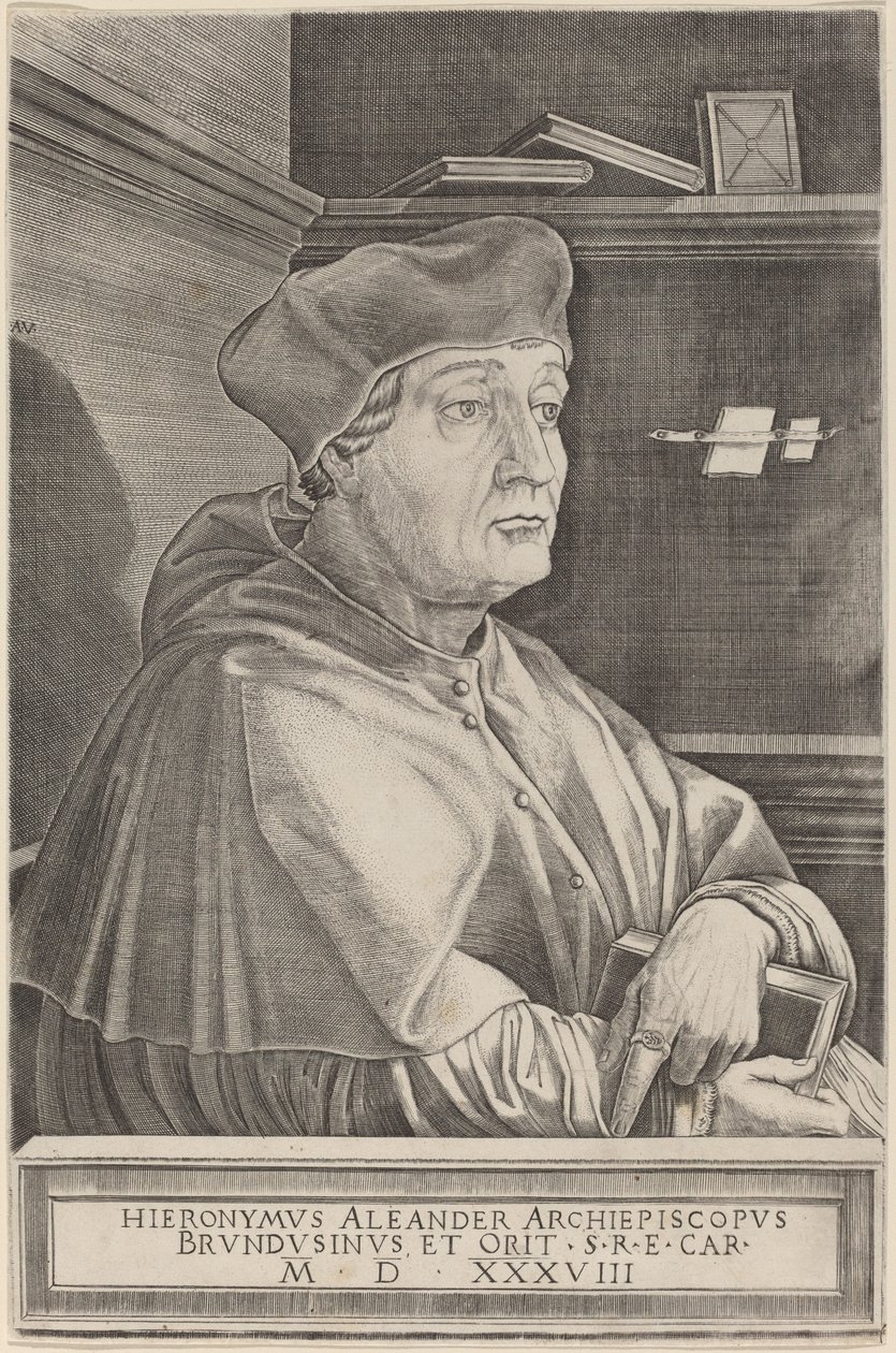 Hieronymus Alexander, erkebiskop av Brindisi av Agostino dei Musi