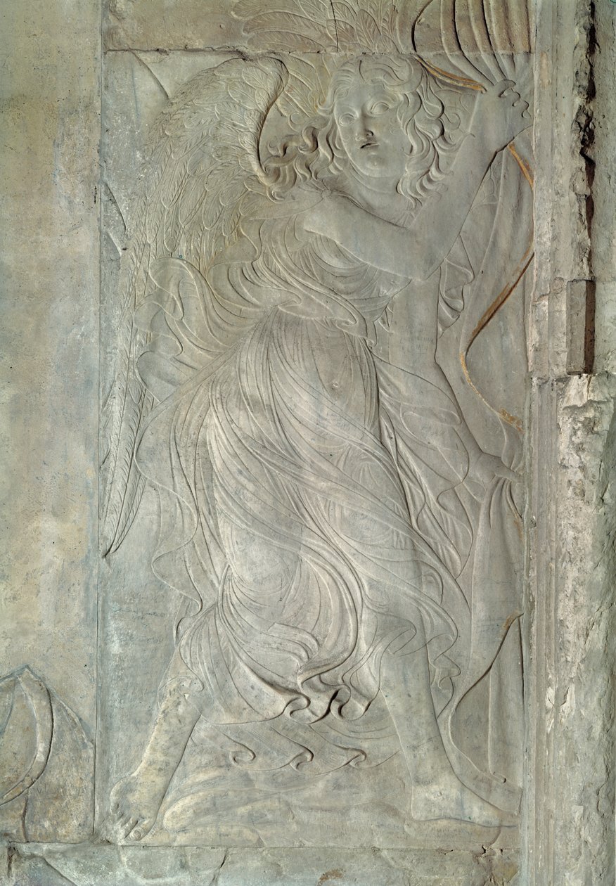 En engel, ca. 1450-55 (marmor) av Agostino di Duccio
