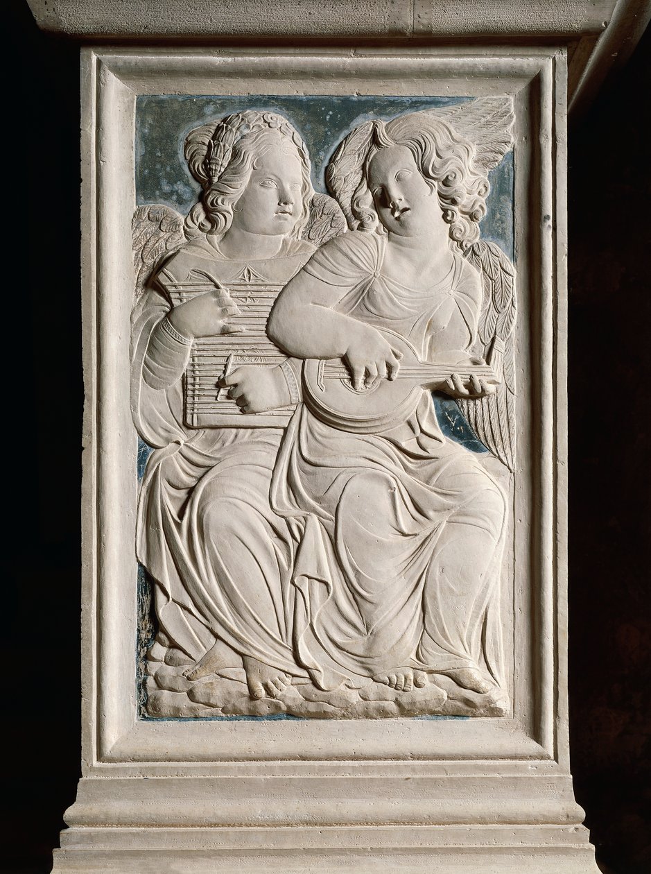 Musikalske engler av Agostino di Duccio