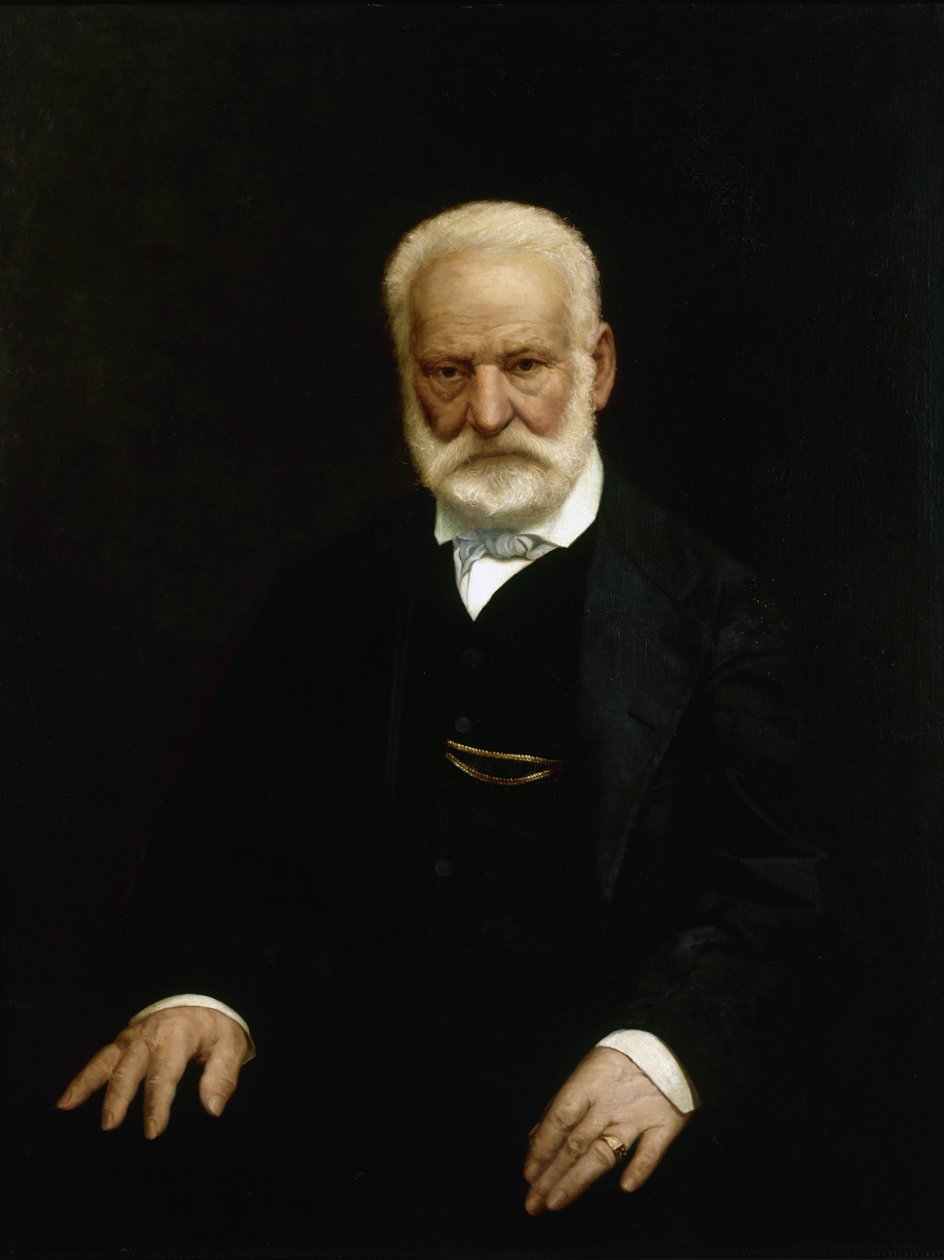 Portrett av Victor Hugo 1802-1885. av Aimé Nicolas Morot
