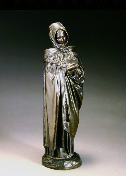 Bolognese med palmeblader (bronse) av Aime Jules Dalou