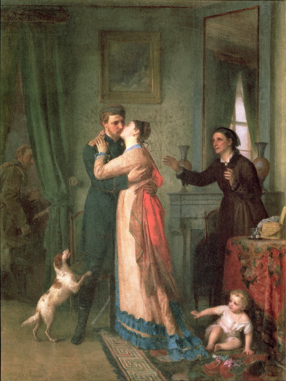 Tilbake etter krigen, 1878 av Akim Egorovich Karneev