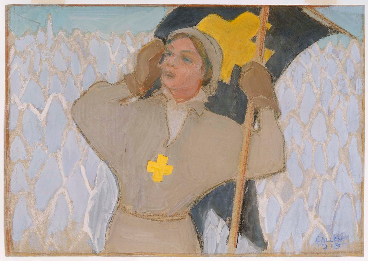 Fanebærer av Akseli Gallen-Kallela