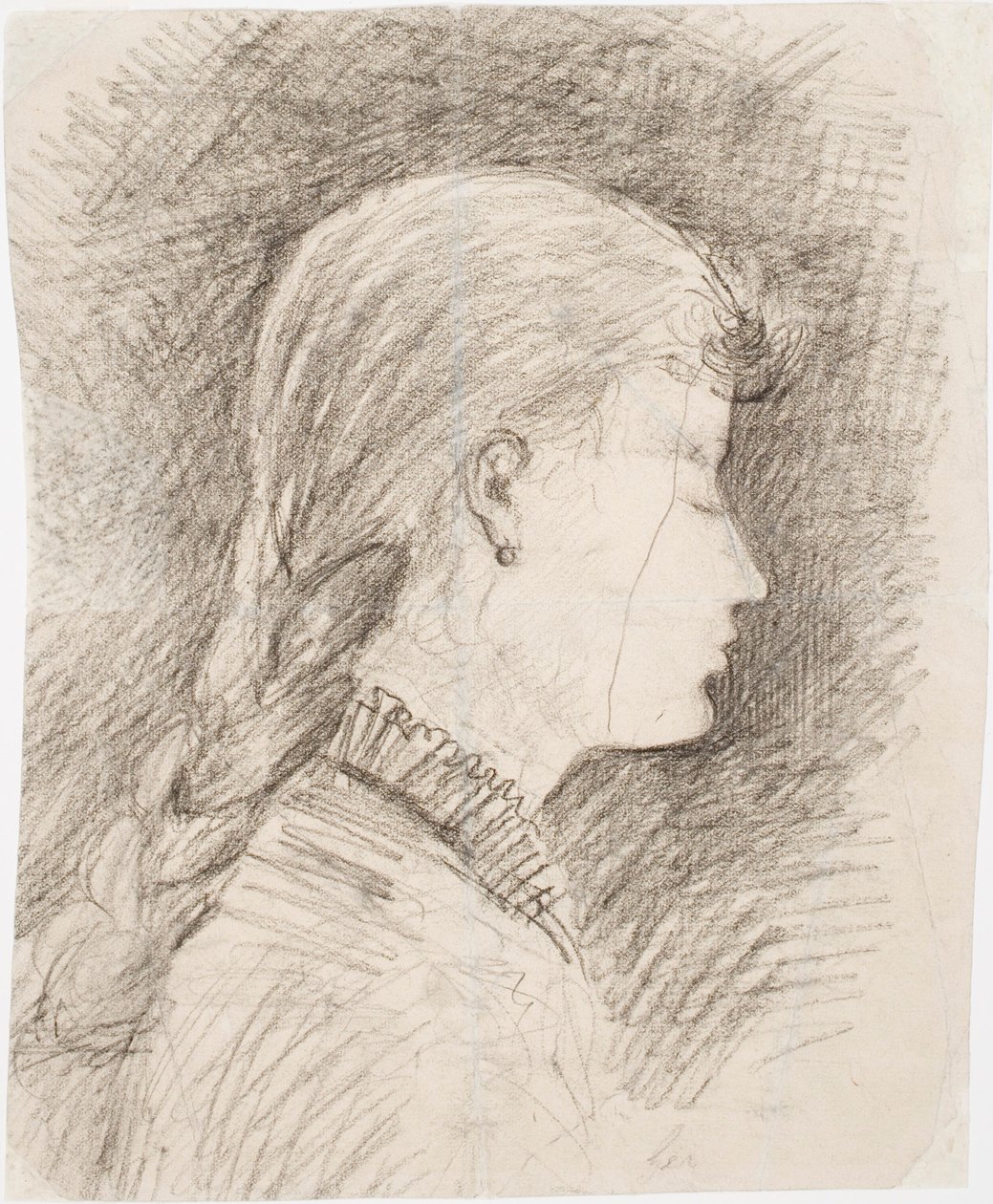 «Head of a Girl» (Gerda Ringbom, senere Bergroth) av Akseli Gallen-Kallela