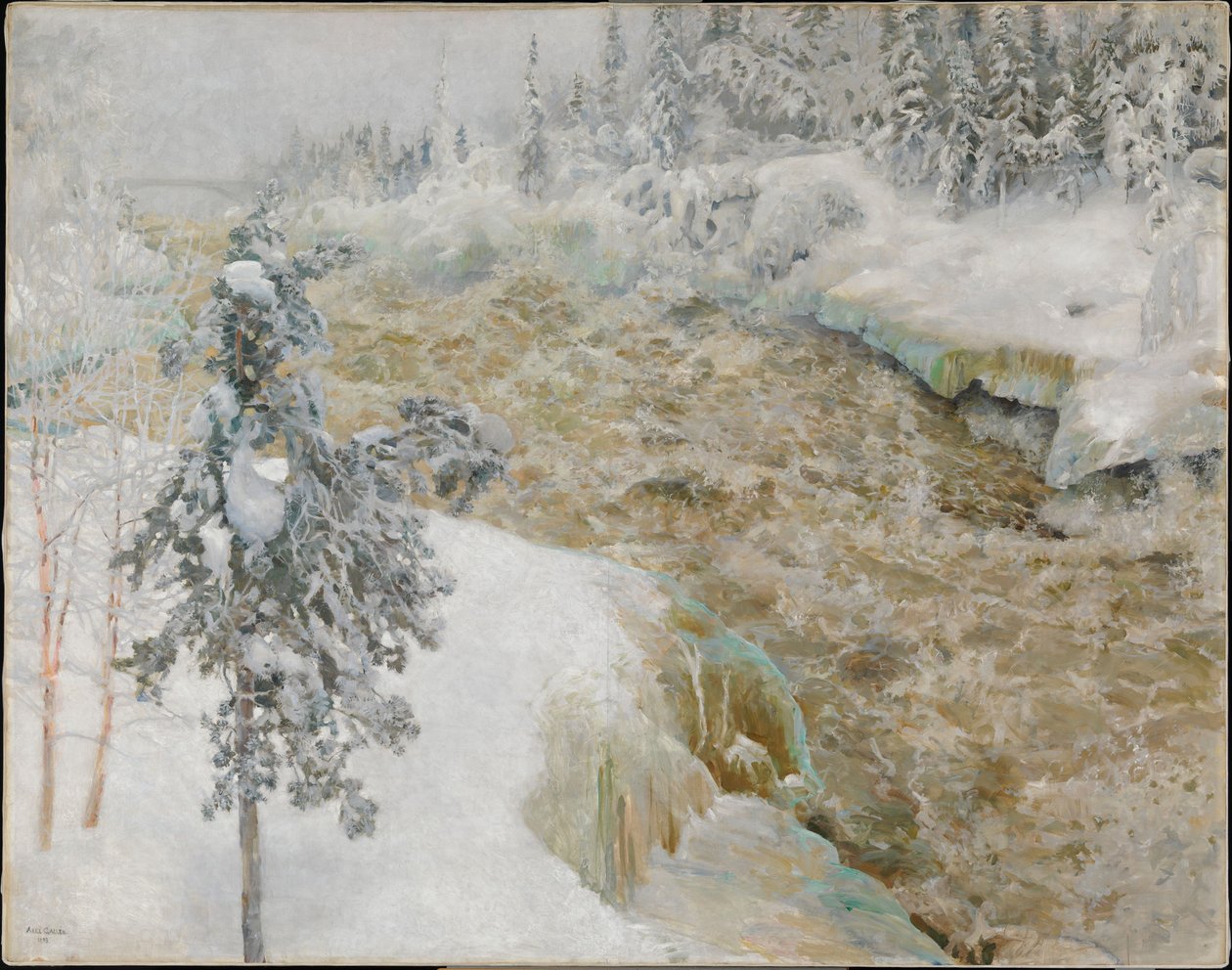 Imatra om vinteren av Akseli Gallen-Kallela