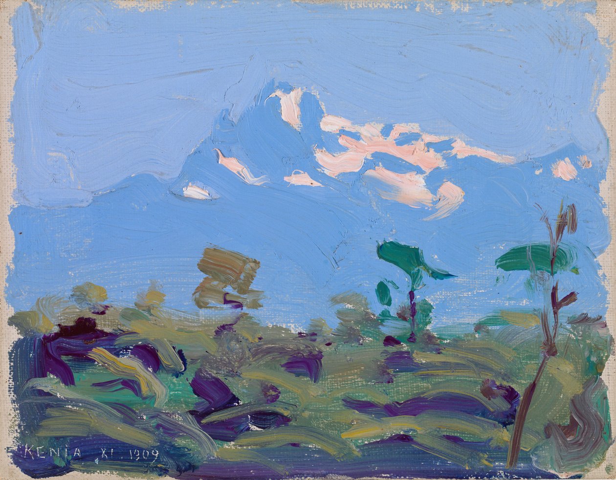 Mount Kenya av Akseli Gallen-Kallela