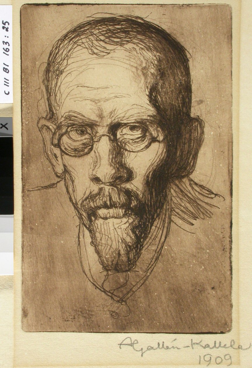 Apotekeren Filip Gallen, kunstnerens bror av Akseli Gallen-Kallela