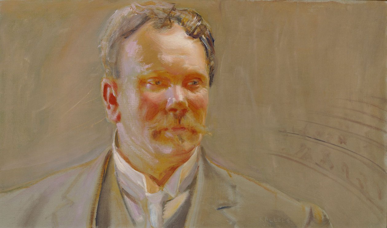 Portrett av professor E. N. Setälä av Akseli Gallen-Kallela