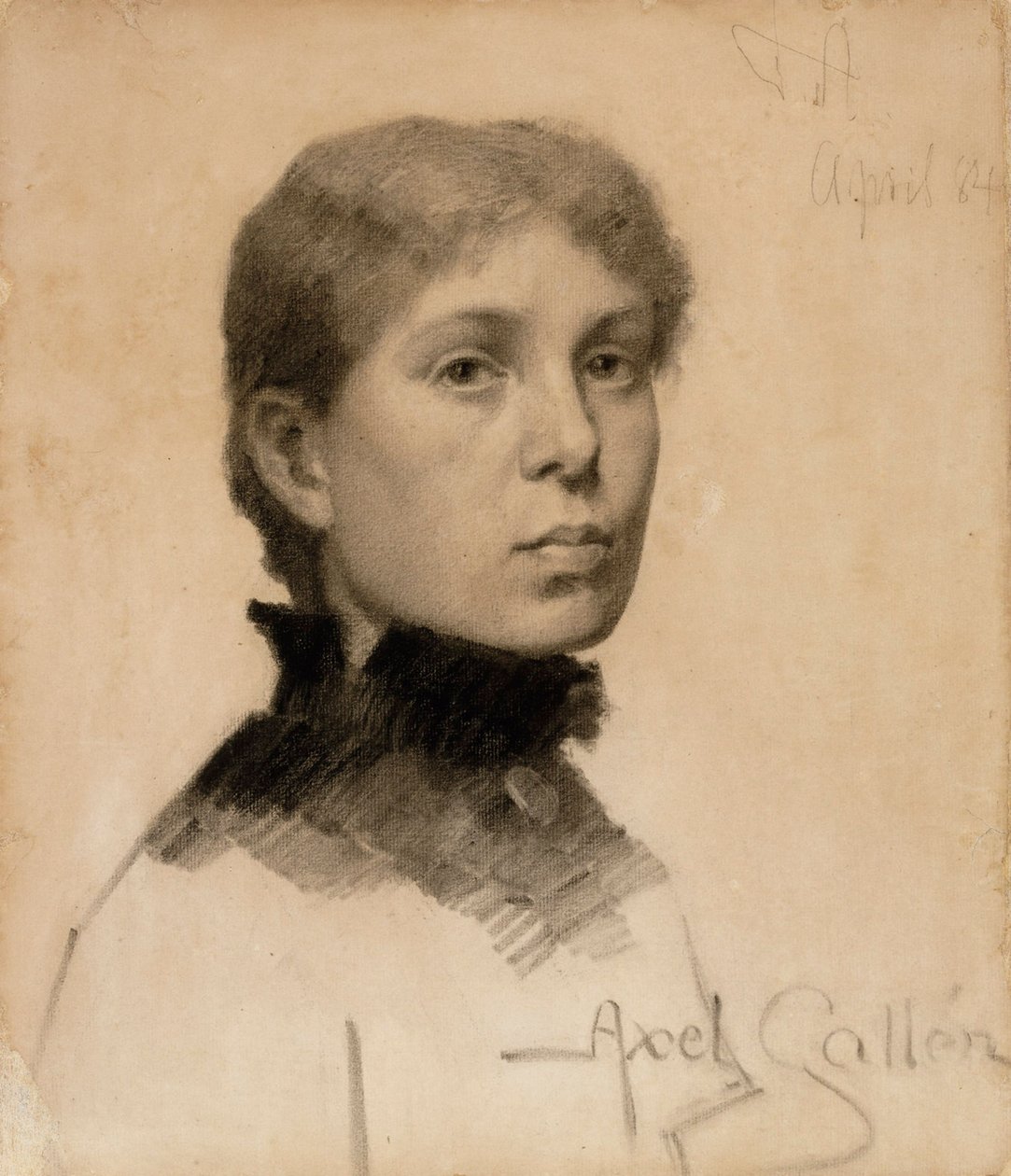 Portrett av en kvinne av Akseli Gallen-Kallela