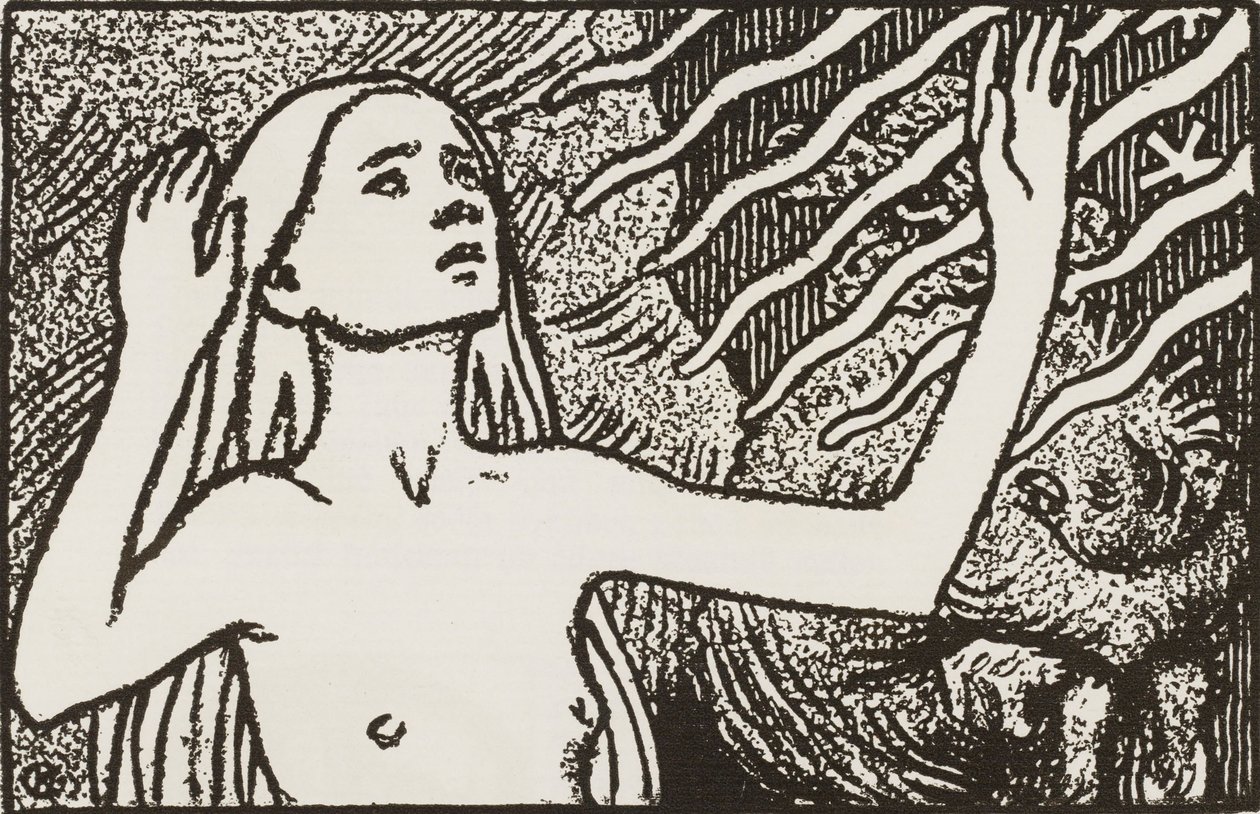Bedende pike av Akseli Gallen-Kallela