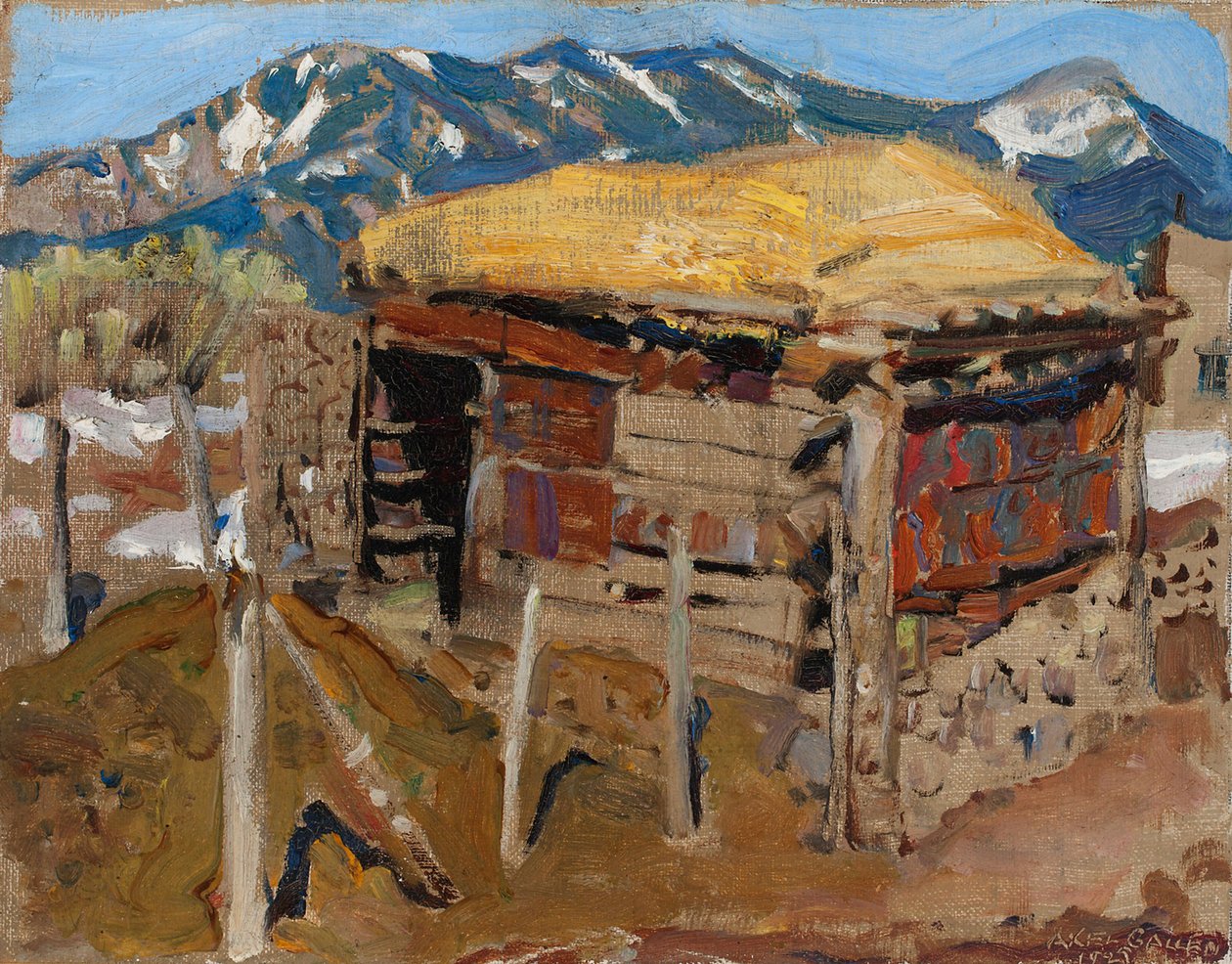 Skur i Taos-fjellene av Akseli Gallen-Kallela