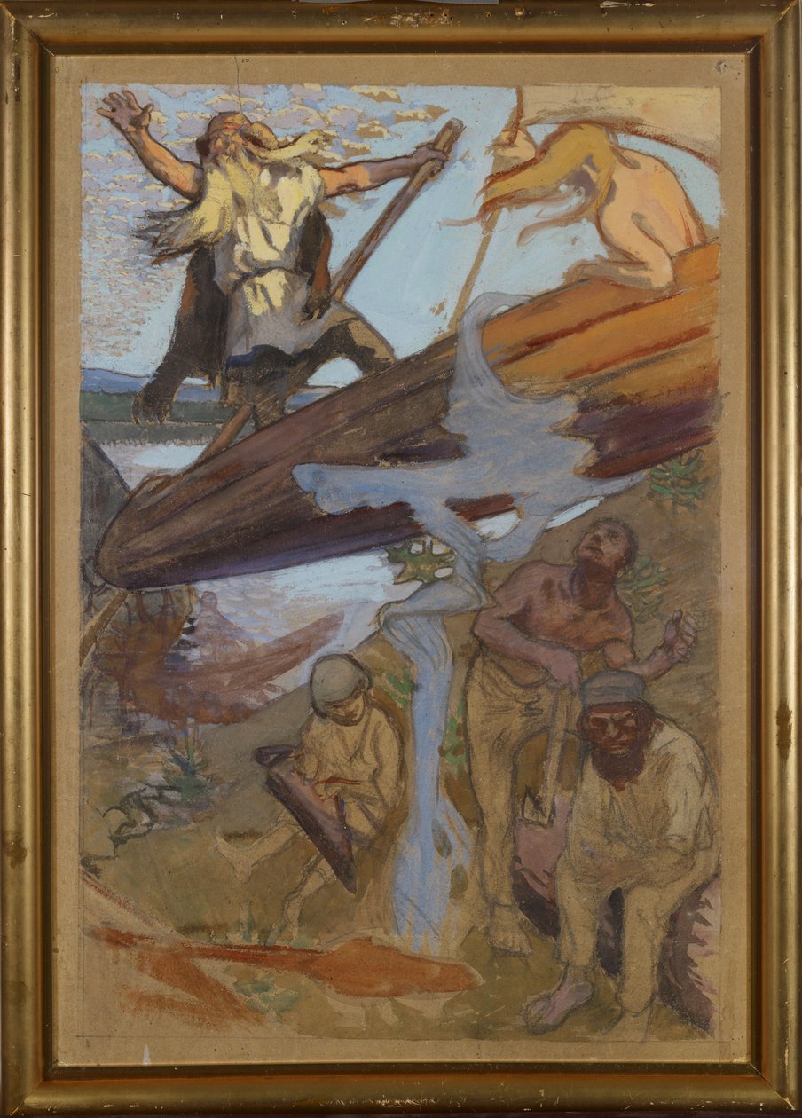 Väinämöinens avreise av Akseli Gallen-Kallela