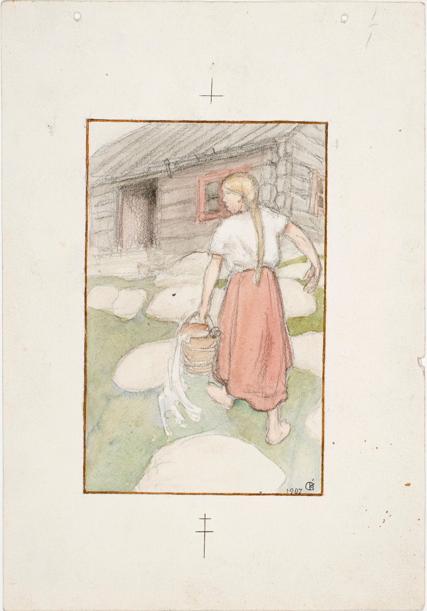 Den vakre Venla av Akseli Gallen-Kallela
