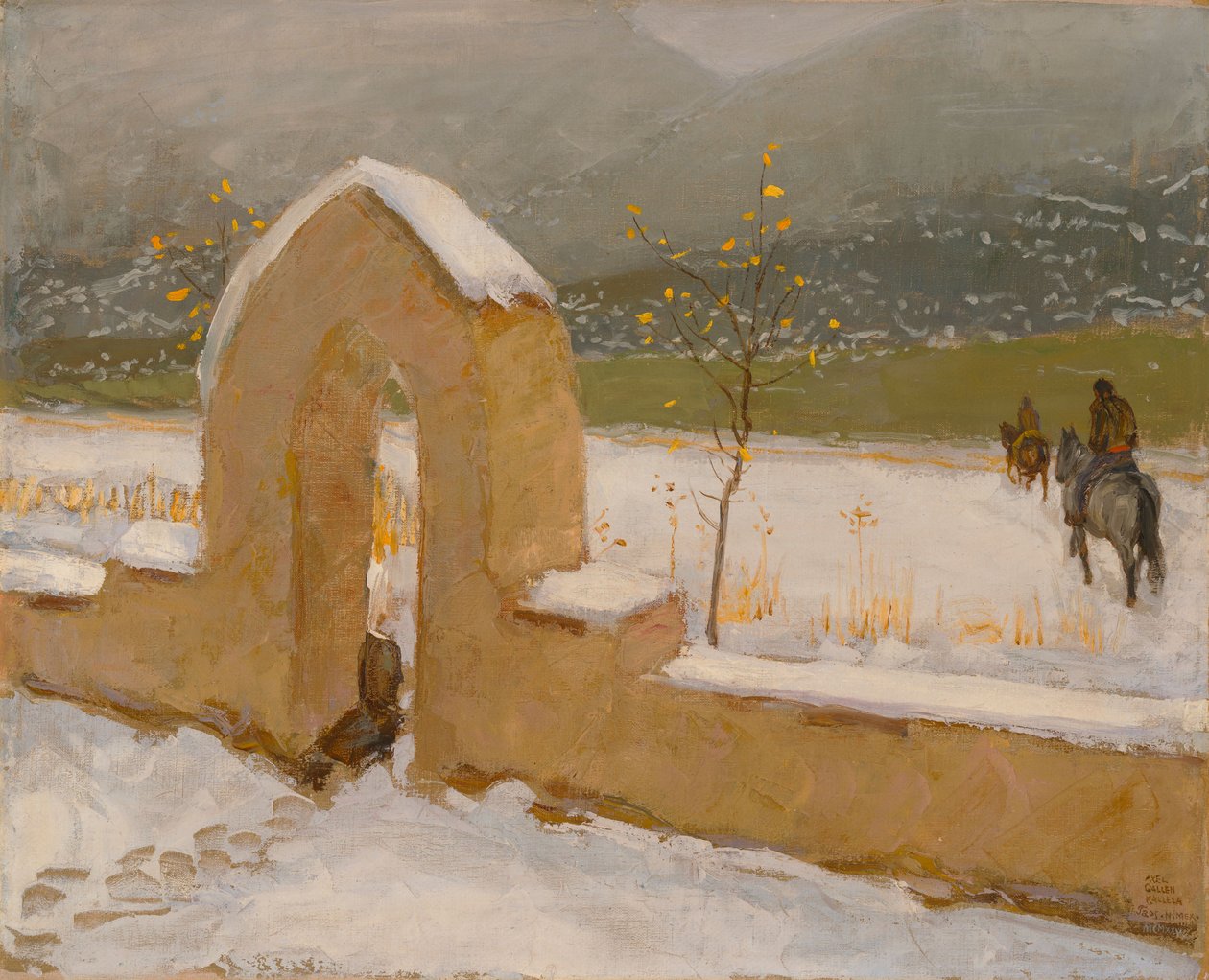 Porten i Taos av Akseli Gallen-Kallela