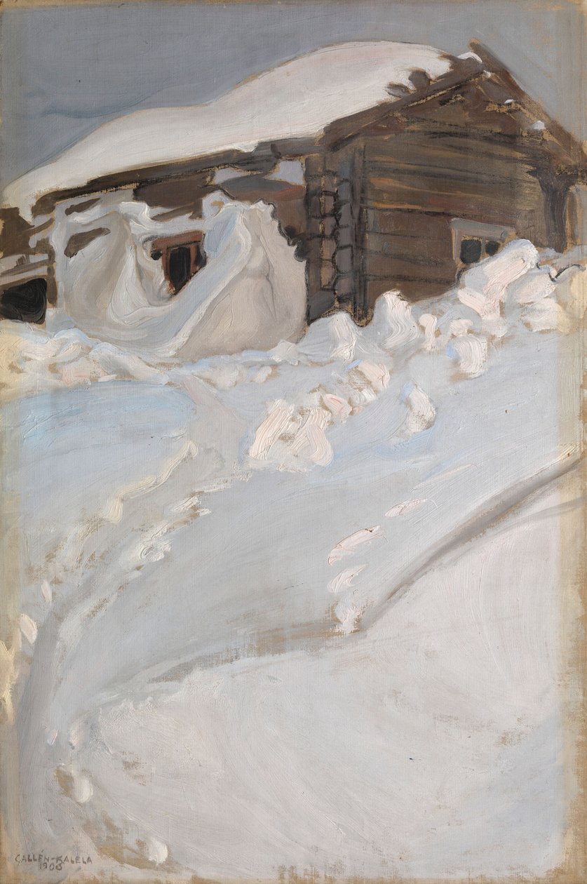 Vinterlandskap av Akseli Gallen-Kallela