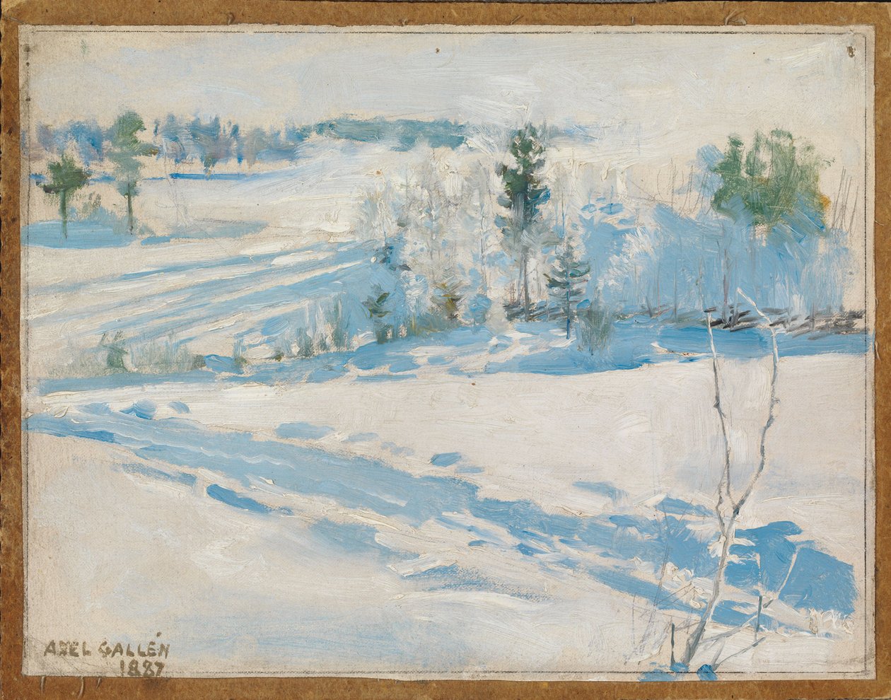 Vinterlandskap av Akseli Gallen-Kallela