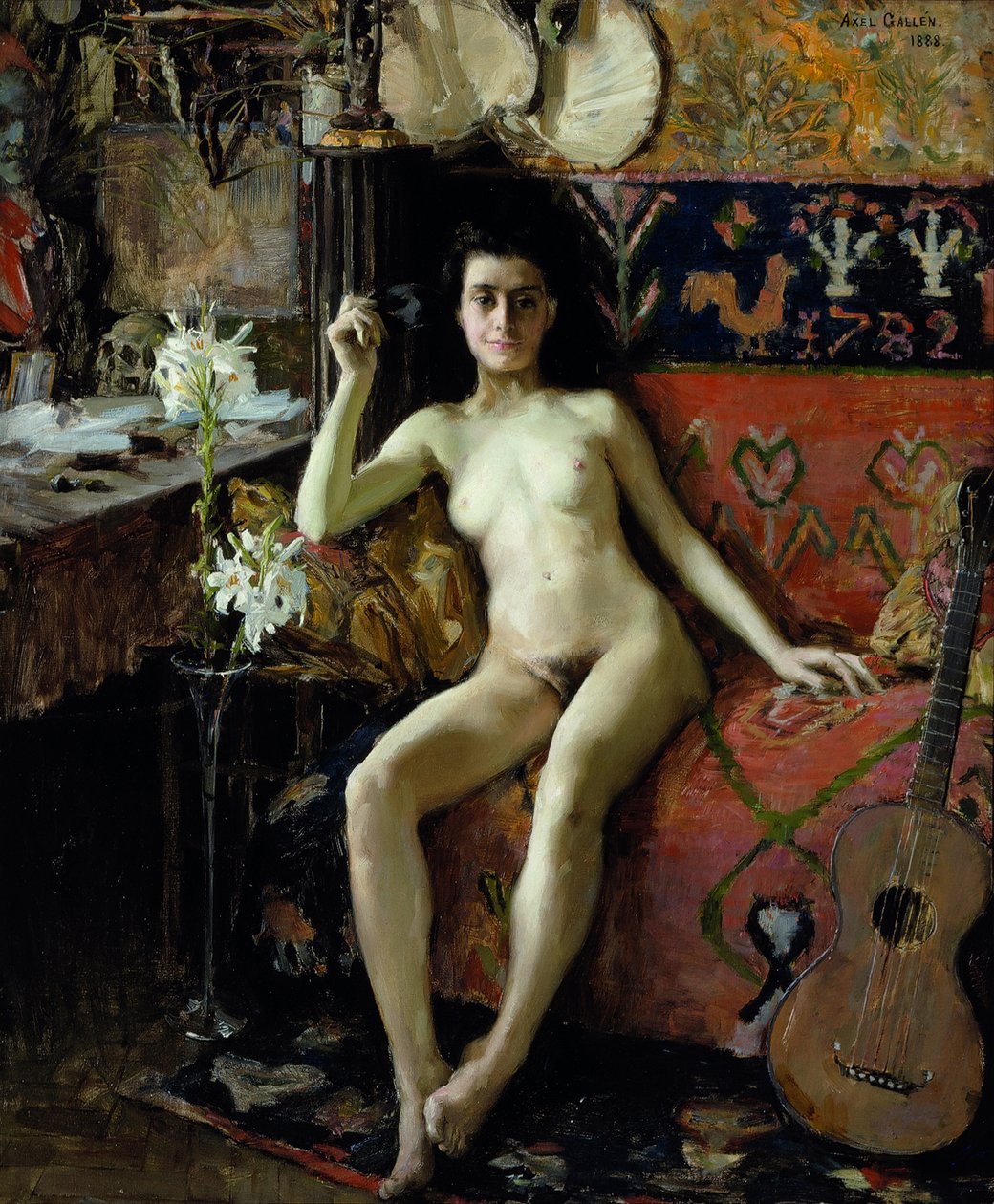 Avmasket, 1888 av Akseli Gallen Kallela