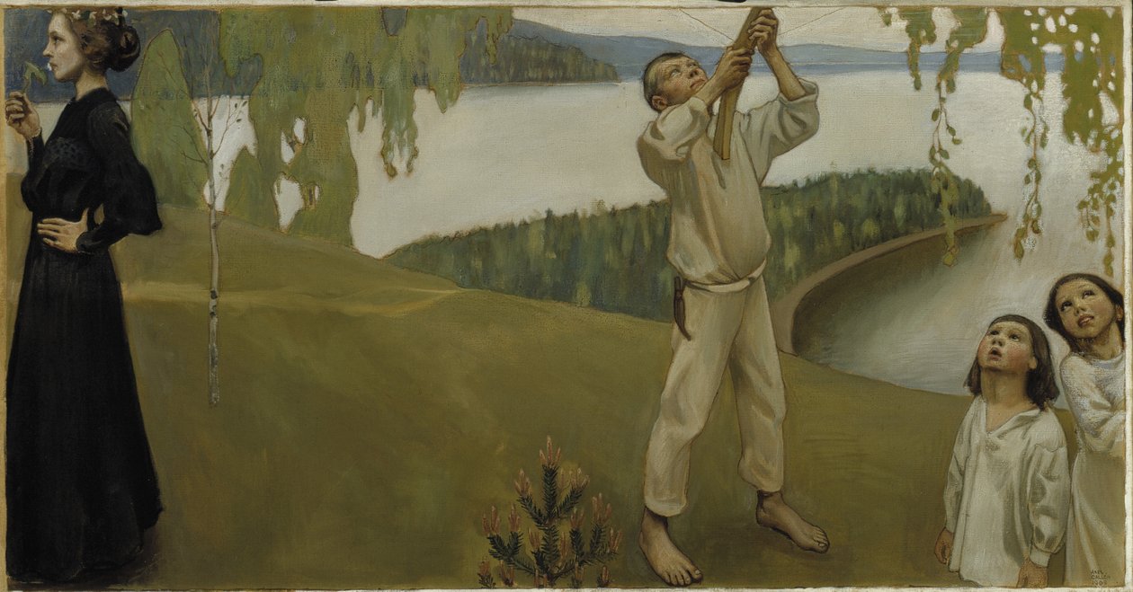 Våren, 1903 av Akseli Gallen Kallela