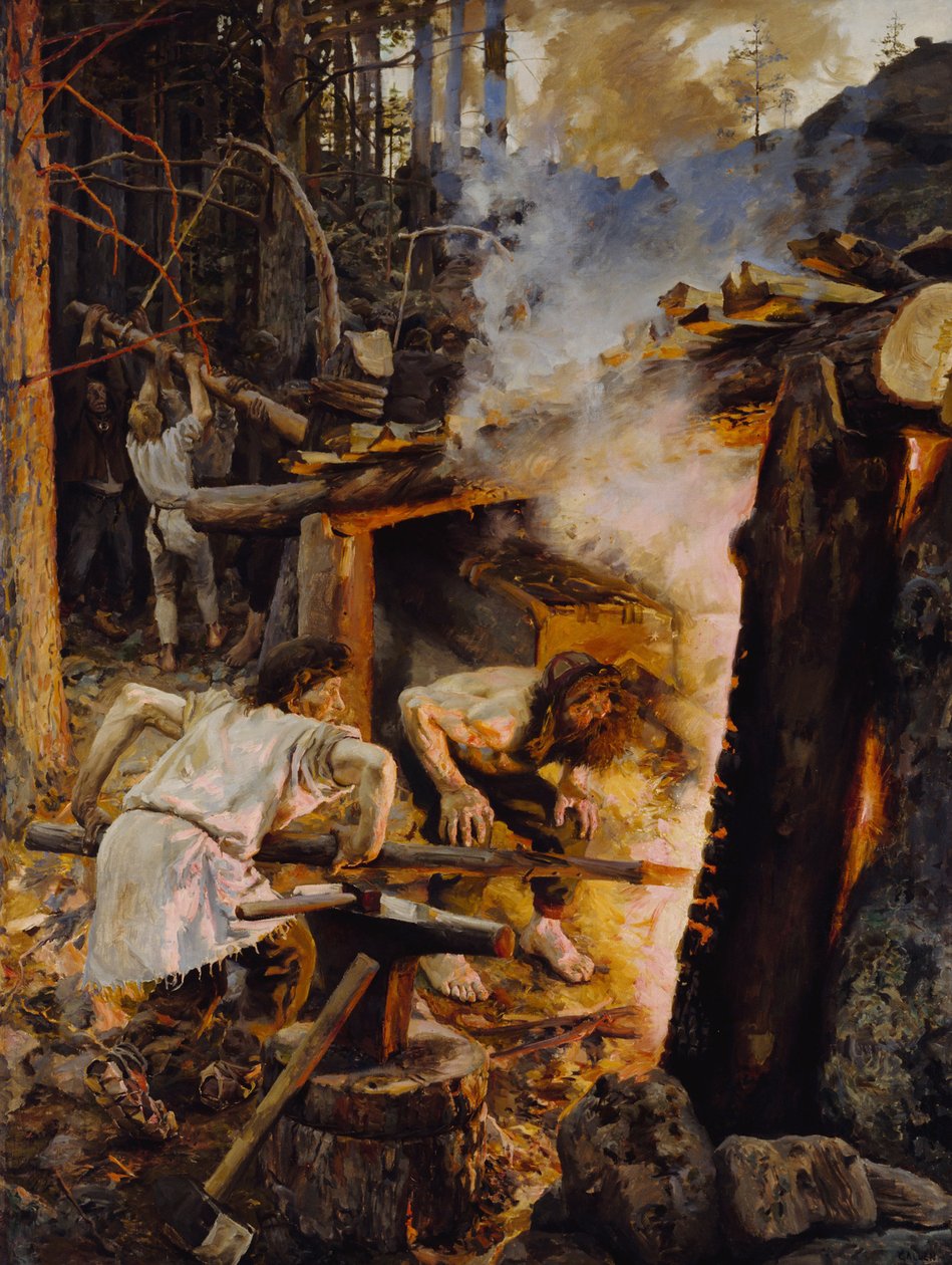 The Forging of the Sampo, 1893 av Akseli Gallen Kallela
