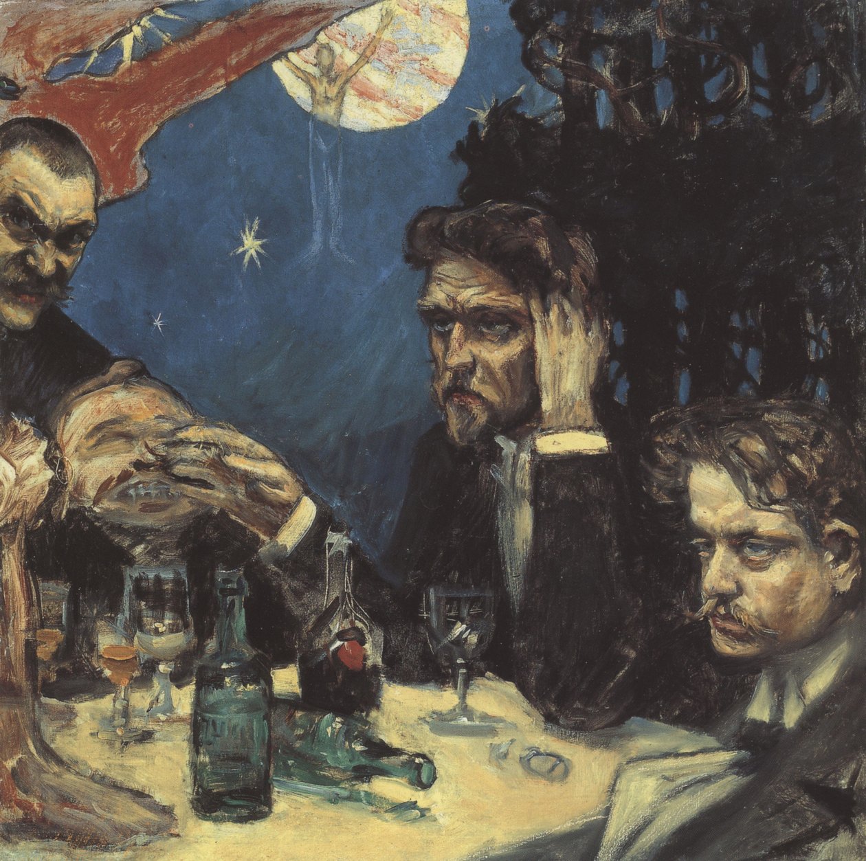 Symposiet, studierett Jean Sibelius, 1894 av Akseli Gallen Kallela