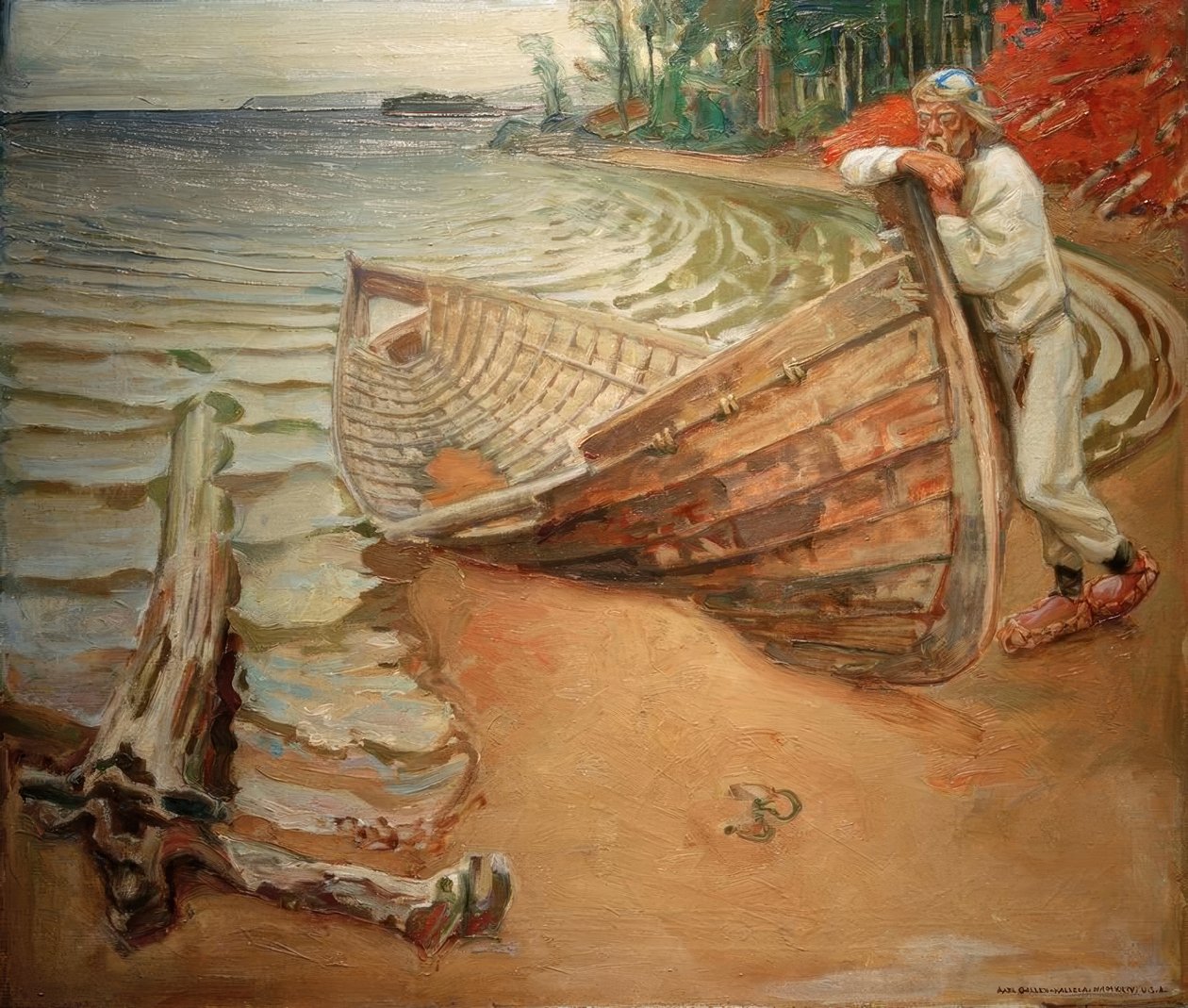 A.Gallen-Kallela, Den jamrende båten av Akseli Valdemar Gallen Kallela