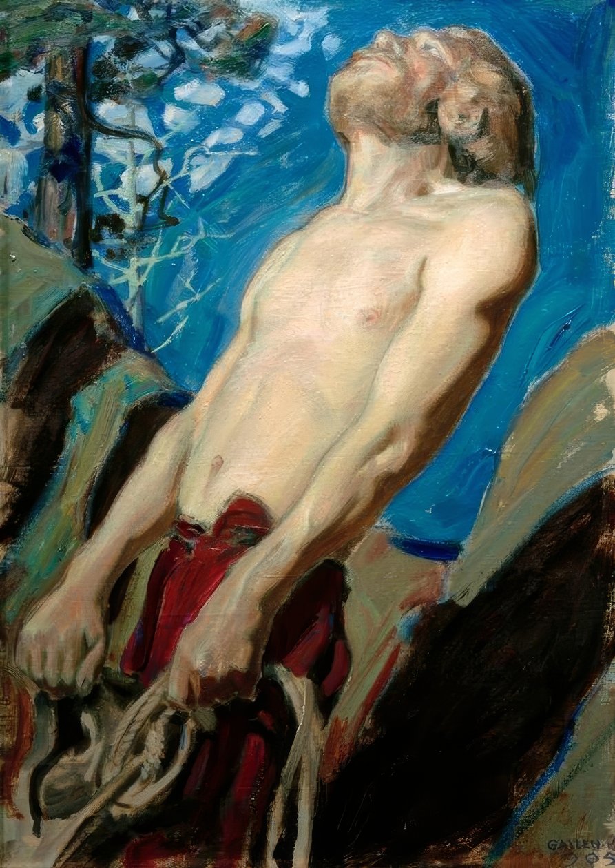 A.Gallen-Kallela, tyveri av Sampo av Akseli Valdemar Gallen Kallela