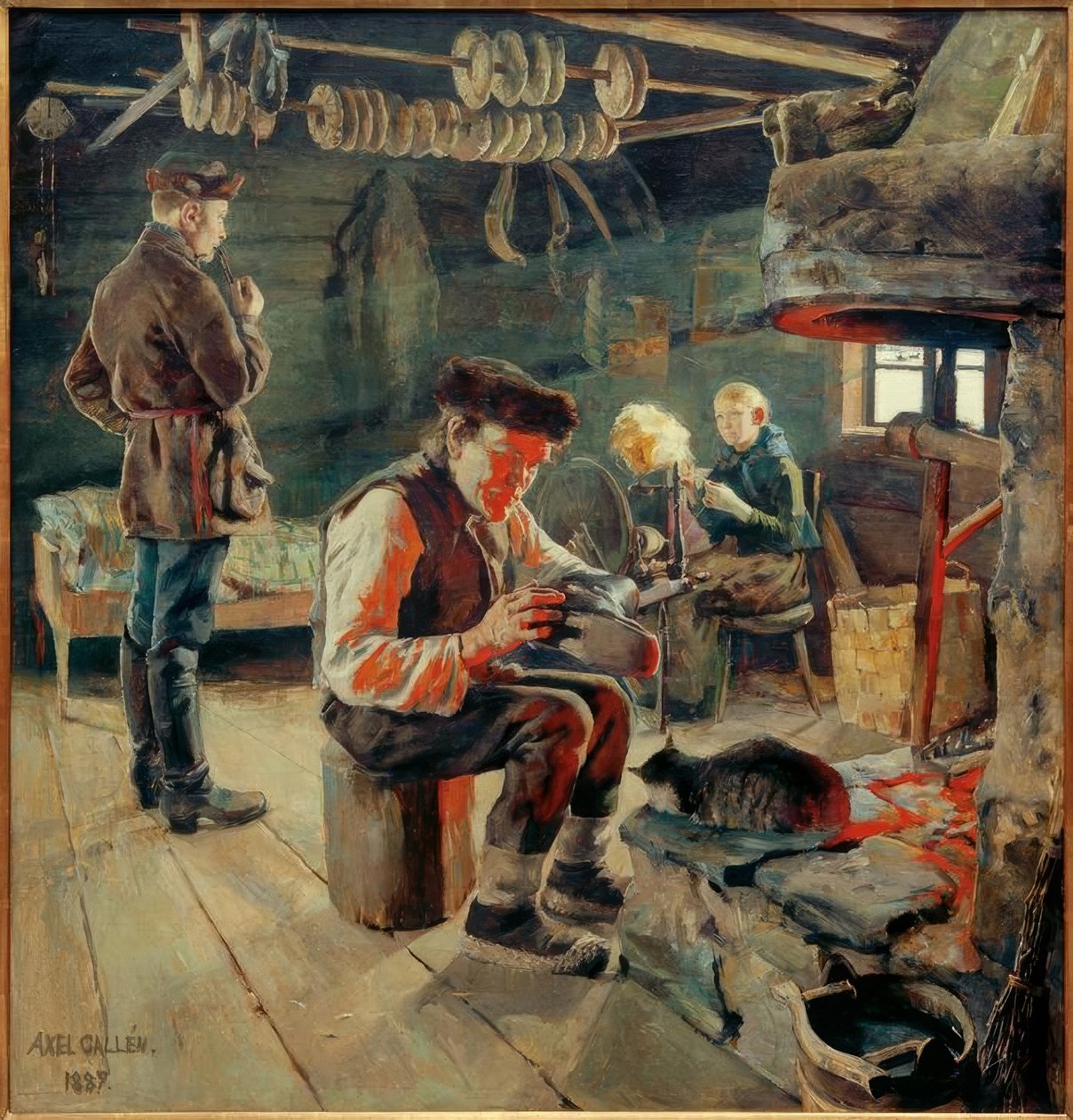 Bauernstube av Akseli Valdemar Gallen Kallela