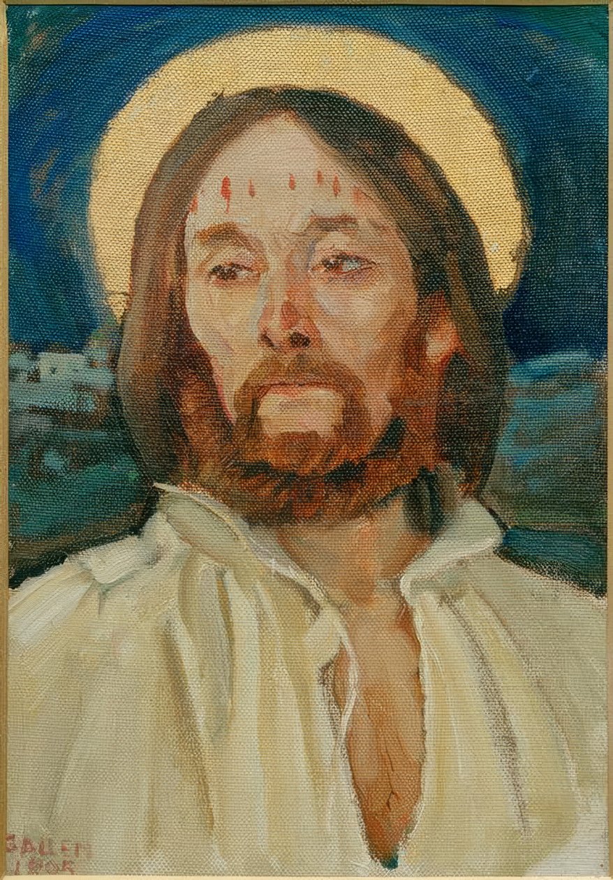 Christuskopf av Akseli Valdemar Gallen Kallela