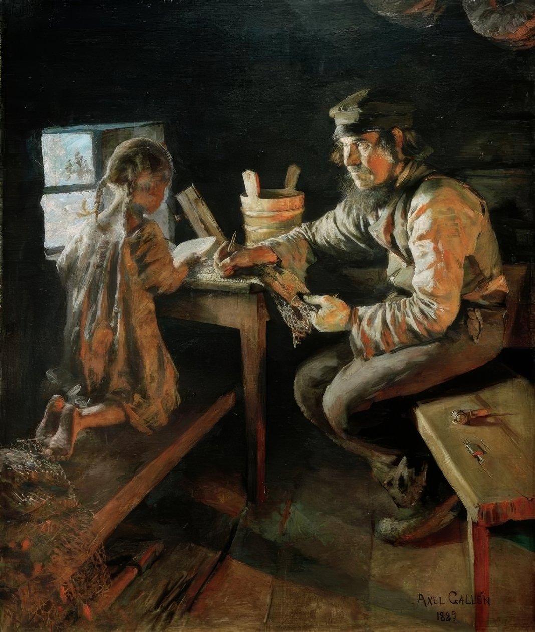 Første time av Akseli Valdemar Gallen Kallela