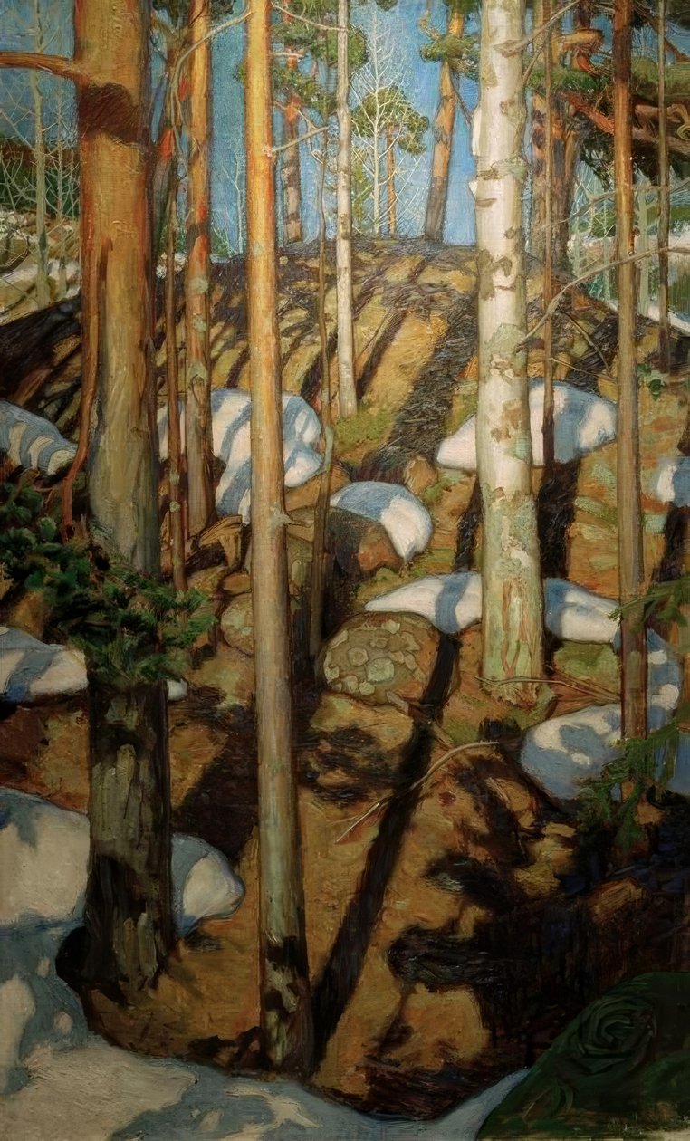 Vår i Kalela av Akseli Valdemar Gallen Kallela