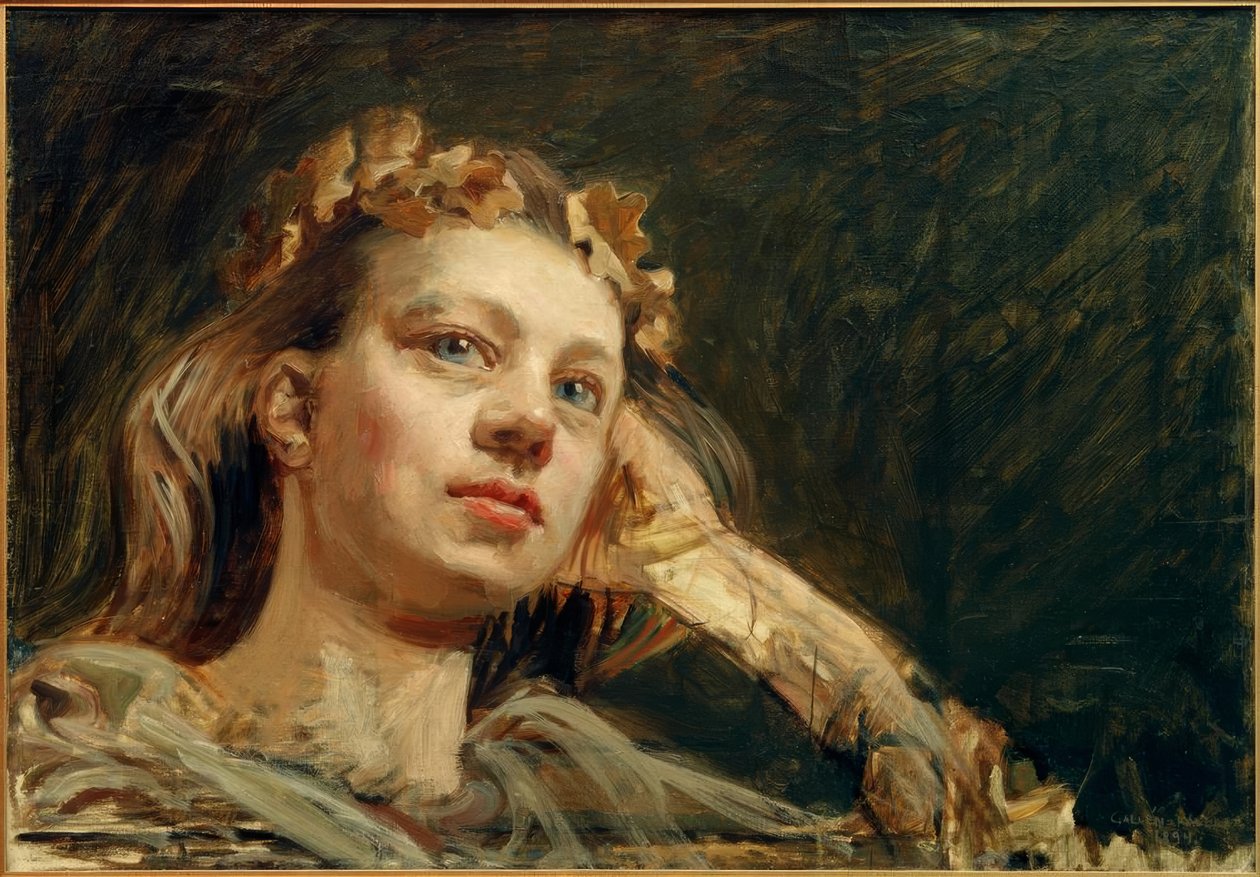 Heroisk portrett av Maria av Akseli Valdemar Gallen Kallela