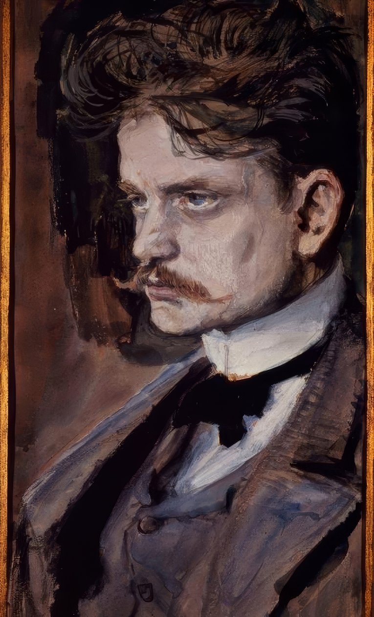 Jean Sibelius / v. Gallen-Kallela av Akseli Valdemar Gallen Kallela