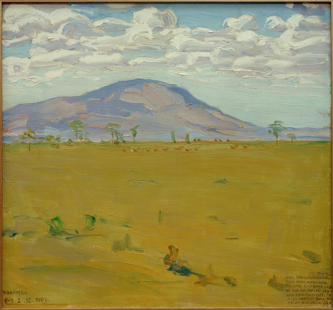 Mount Kenya - Wakamba Ebene av Akseli Valdemar Gallen Kallela