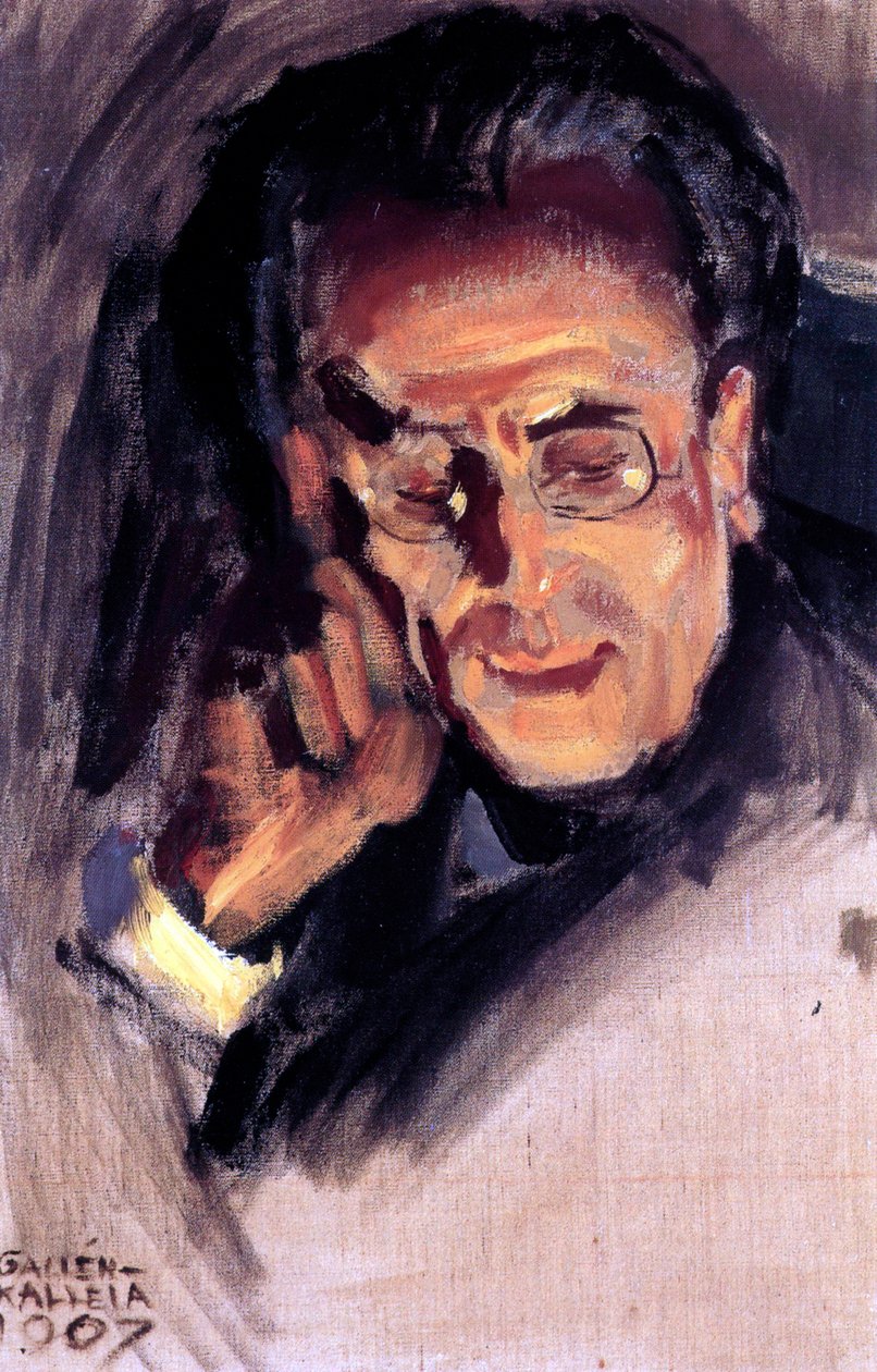 Portrett av Gustav Mahler, 1907 av Akseli Valdemar Gallen Kallela