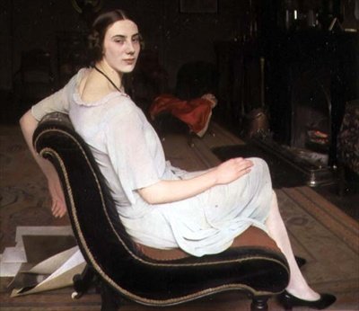 Marguerite, ca. 1927 (olje på lerret) av Alan Beeton